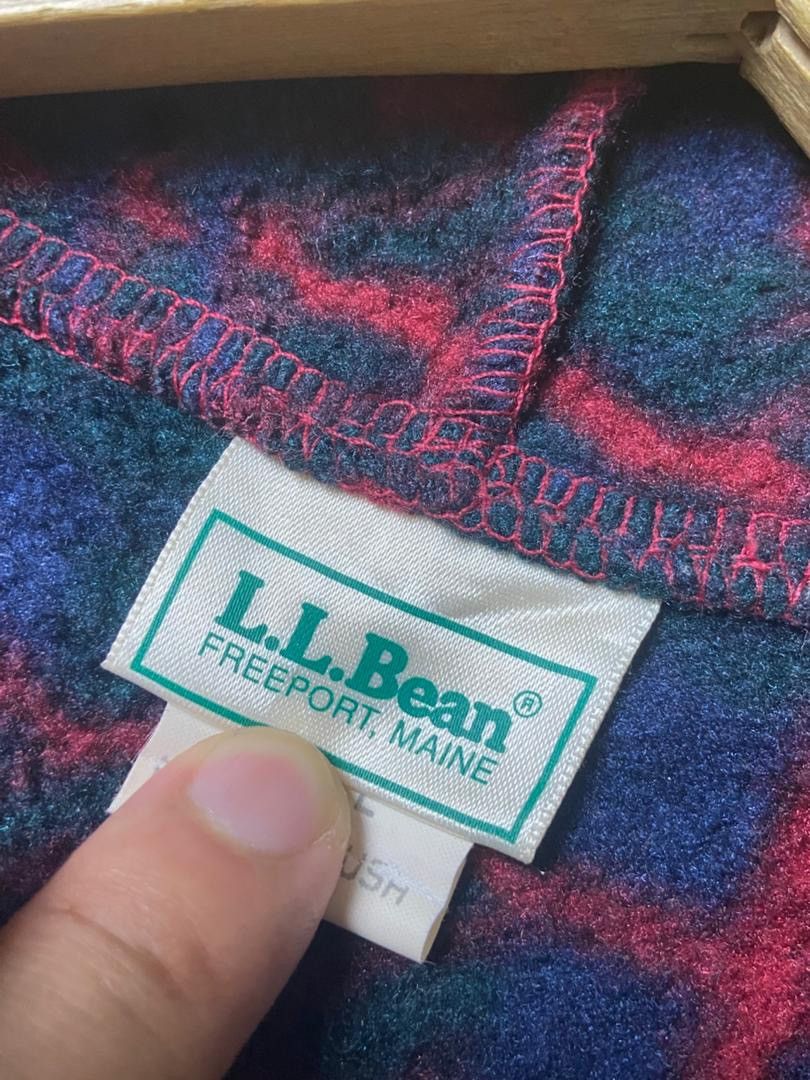 L.L. Bean L.L Bean Half Button Checkered Pullover Jacket (186) Size S / US 4 / IT 40 - 3 Thumbnail