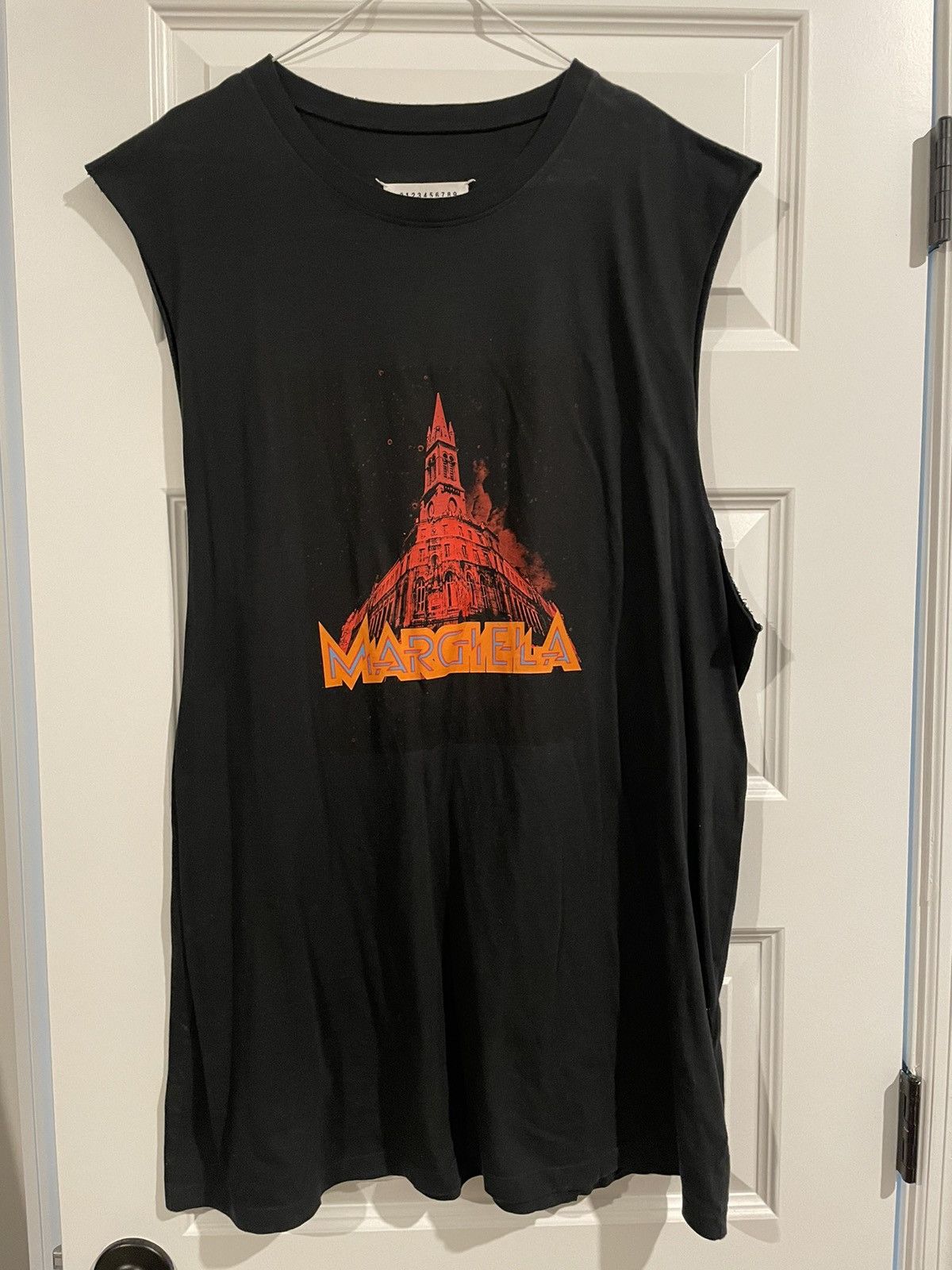 image of Maison Margiela Margiela Tank Top Size XL in Black, Men's