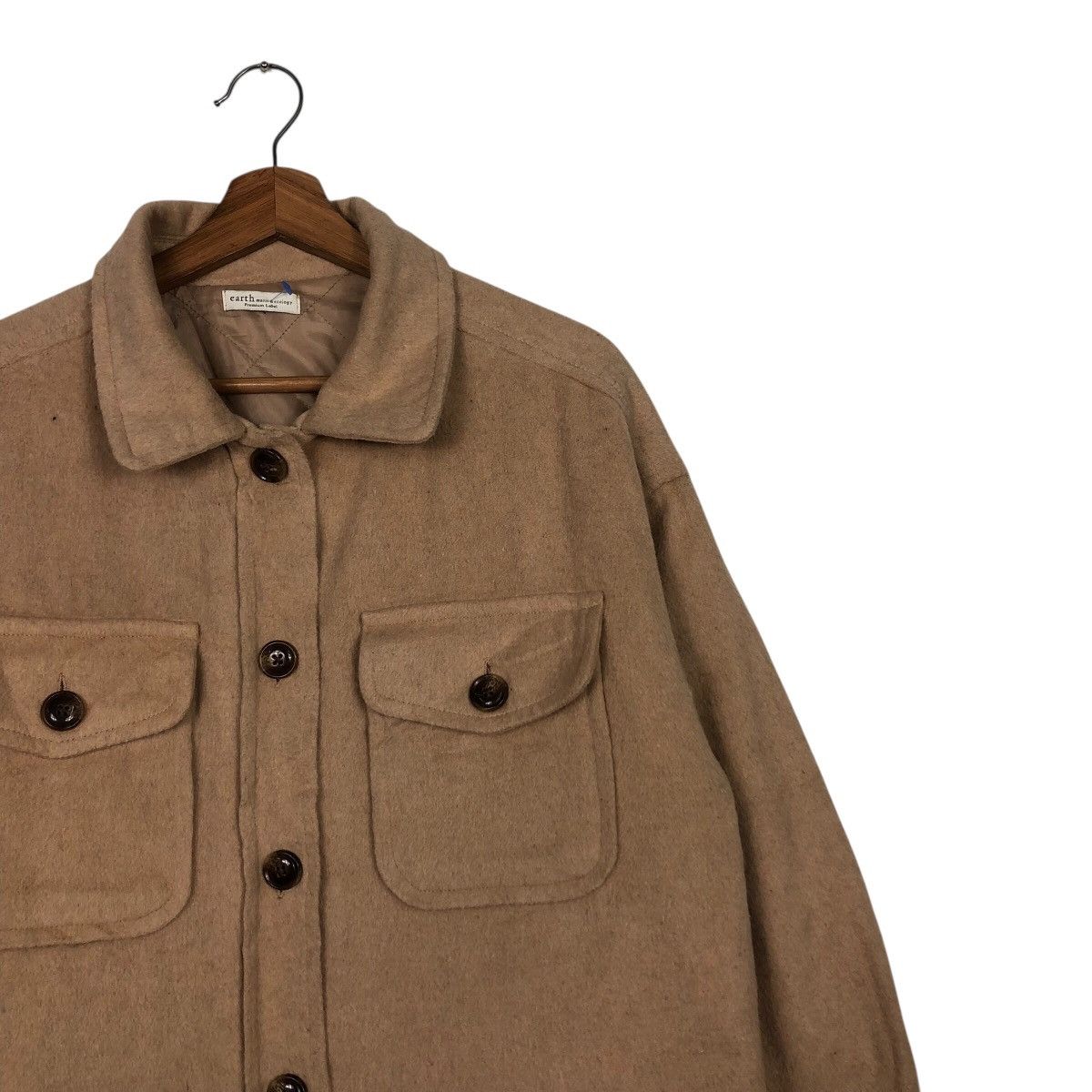 Japanese Brand 📌Vintage Wool Work Jacket Earth Music & Ecology Issey Miyake Size US M / EU 48-50 / 2 - 7 Thumbnail