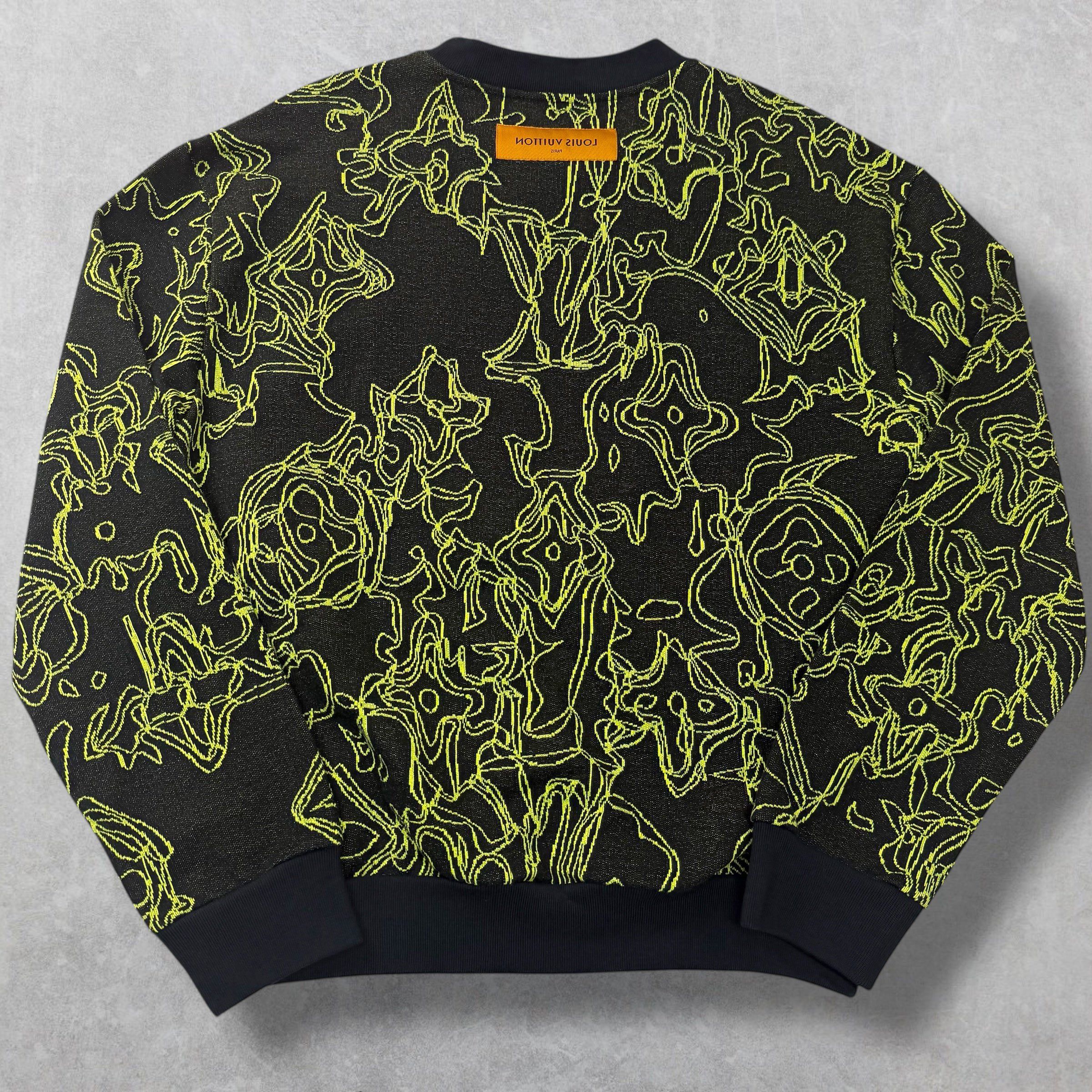Louis Vuitton Louis Vuitton Wavy Monogram Crewneck M Size US M / EU 48-50 / 2 - 2 Thumbnail