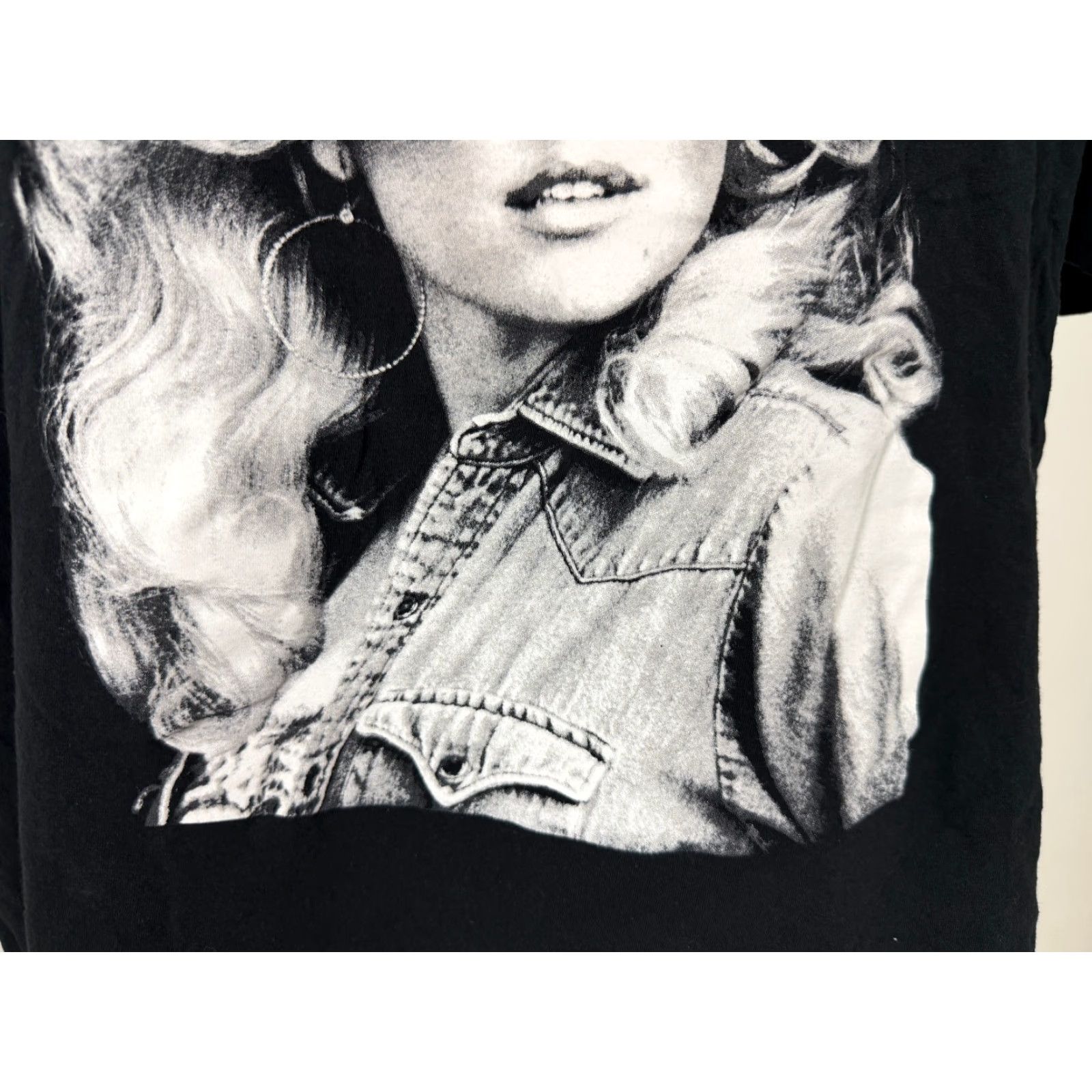 Vintage Dolly Parton Shirt Adult 3XL Black Graphic Portrait Music Country Pop Tennessee Size US XXL / EU 58 / 5 - 5 Thumbnail