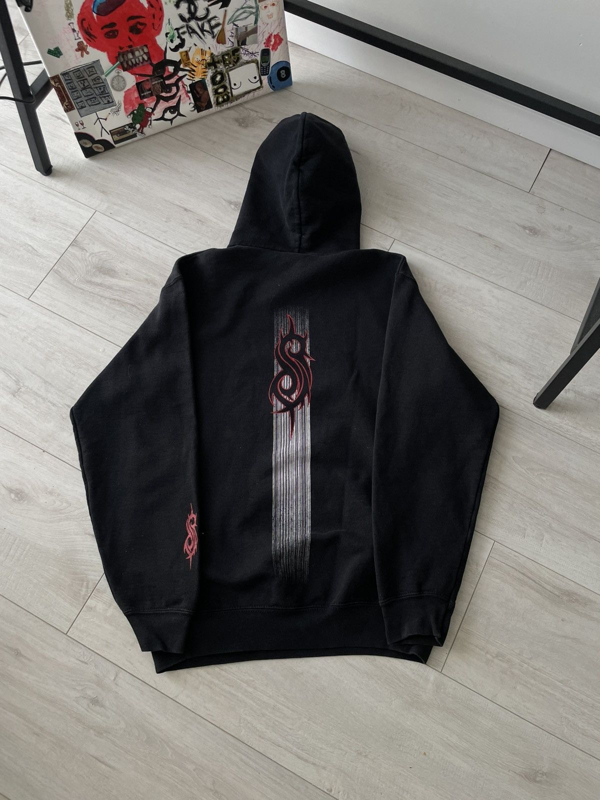 Band Tees Vintage 00's Slipknot Fuck Black Hoodie Band Size US S / EU 44-46 / 1 - 2 Thumbnail