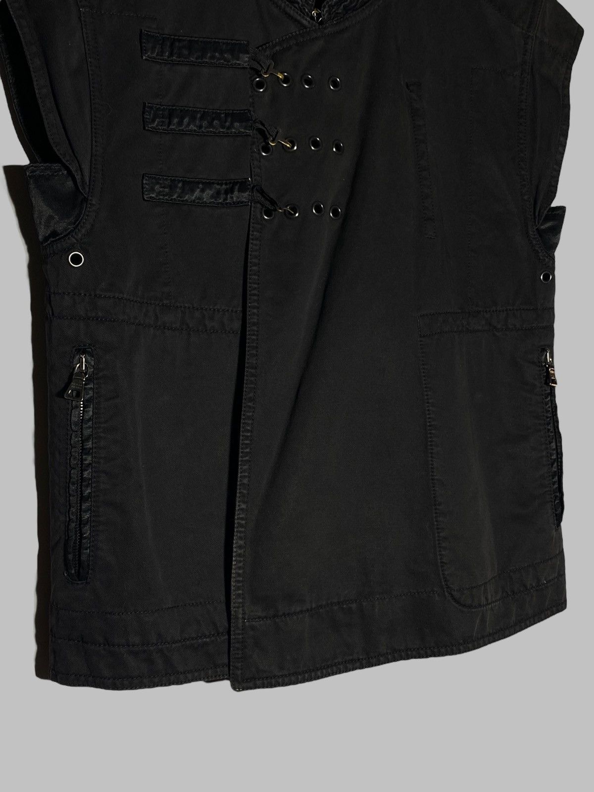 Prada Vintage 1990s Prada Avant Garde Archive Hook Detail Vest Size US S / EU 44-46 / 1 - 4 Thumbnail