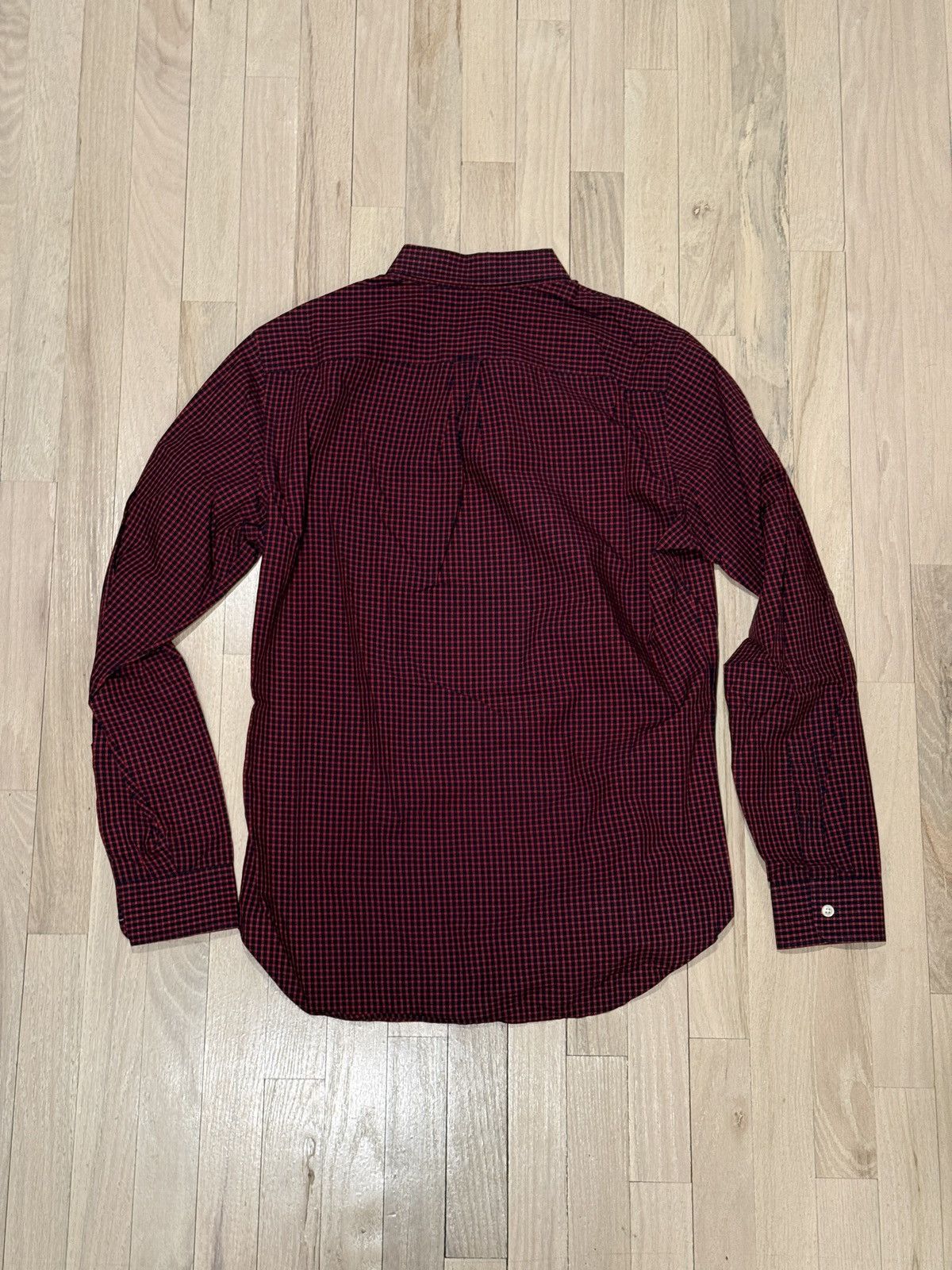 Club Monaco Club Monaco Red/Navy/Black Plaid Button Down Size US M / EU 48-50 / 2 - 2 Thumbnail