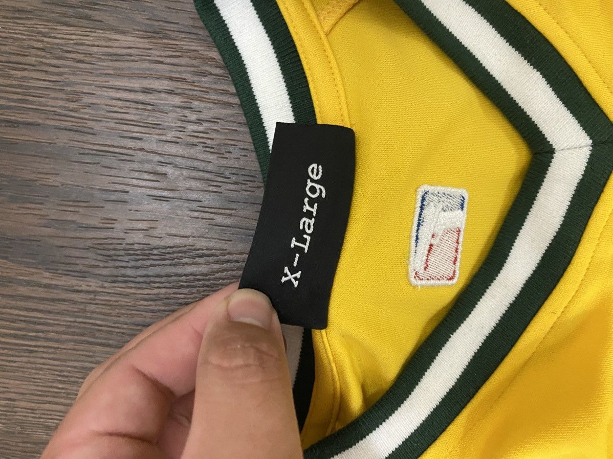 Fuck The Population FTP Script Pullover Baseball Jersey (YELLOW) Size US XL / EU 56 / 4 - 4 Thumbnail