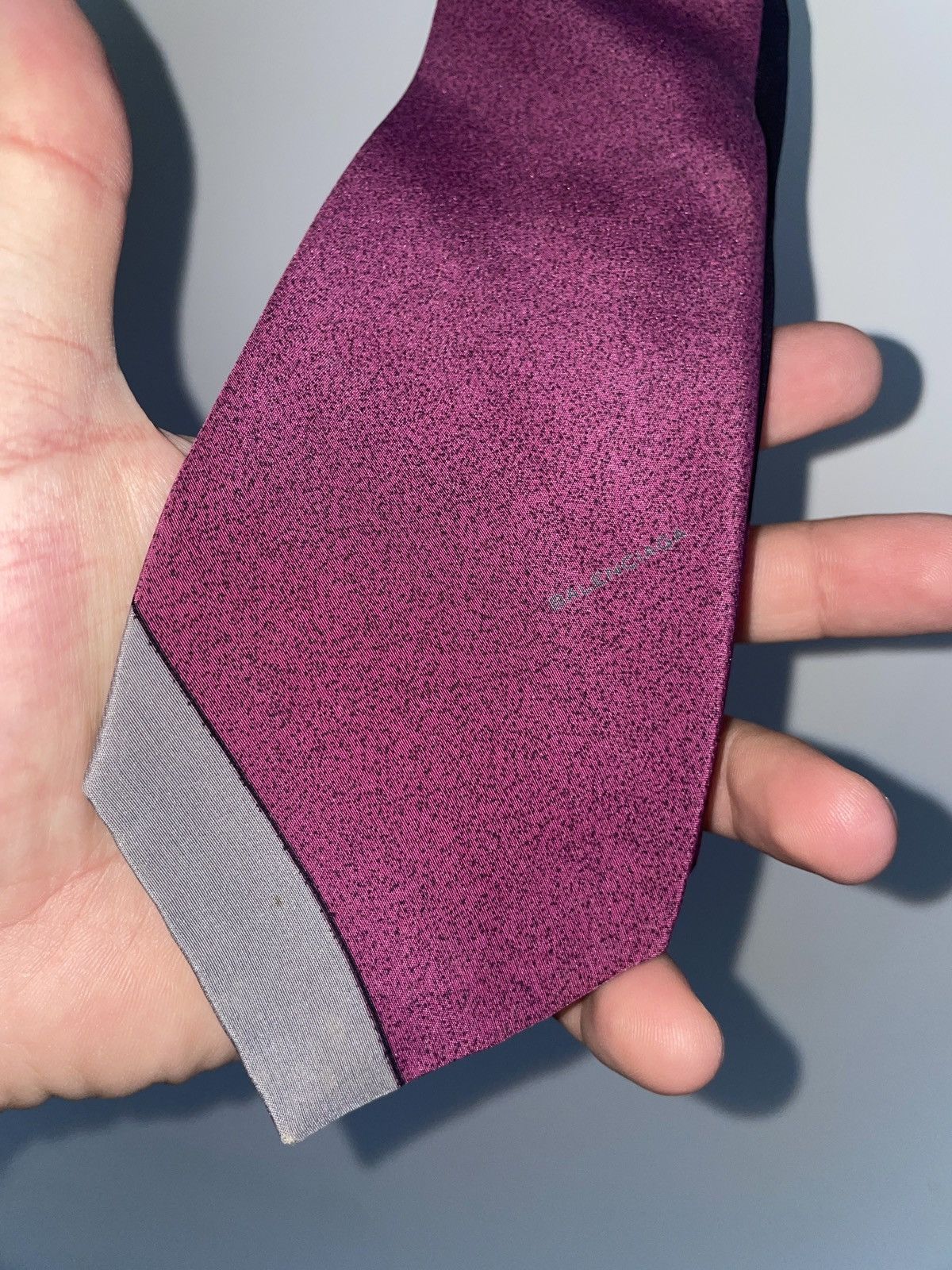 Balenciaga Vintage Balenciaga Tie Silk Small logo Size ONE SIZE - 4 Thumbnail