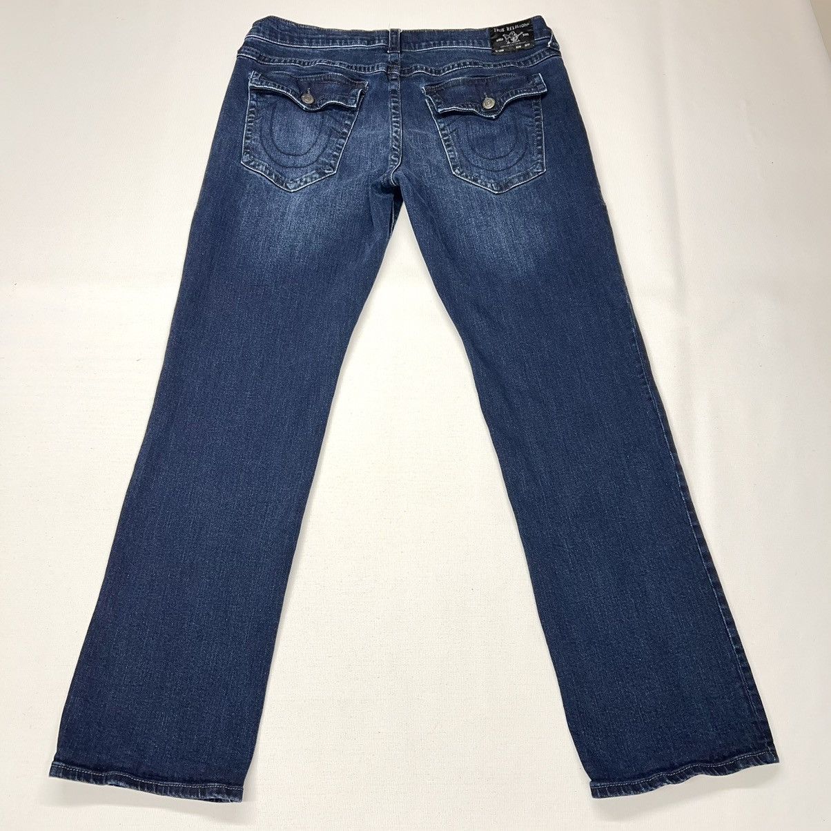True Religion True Religion Jeans Blue Ricky Relaxed Straight Denim Flap Size US 36 / EU 52 - 1 Thumbnail