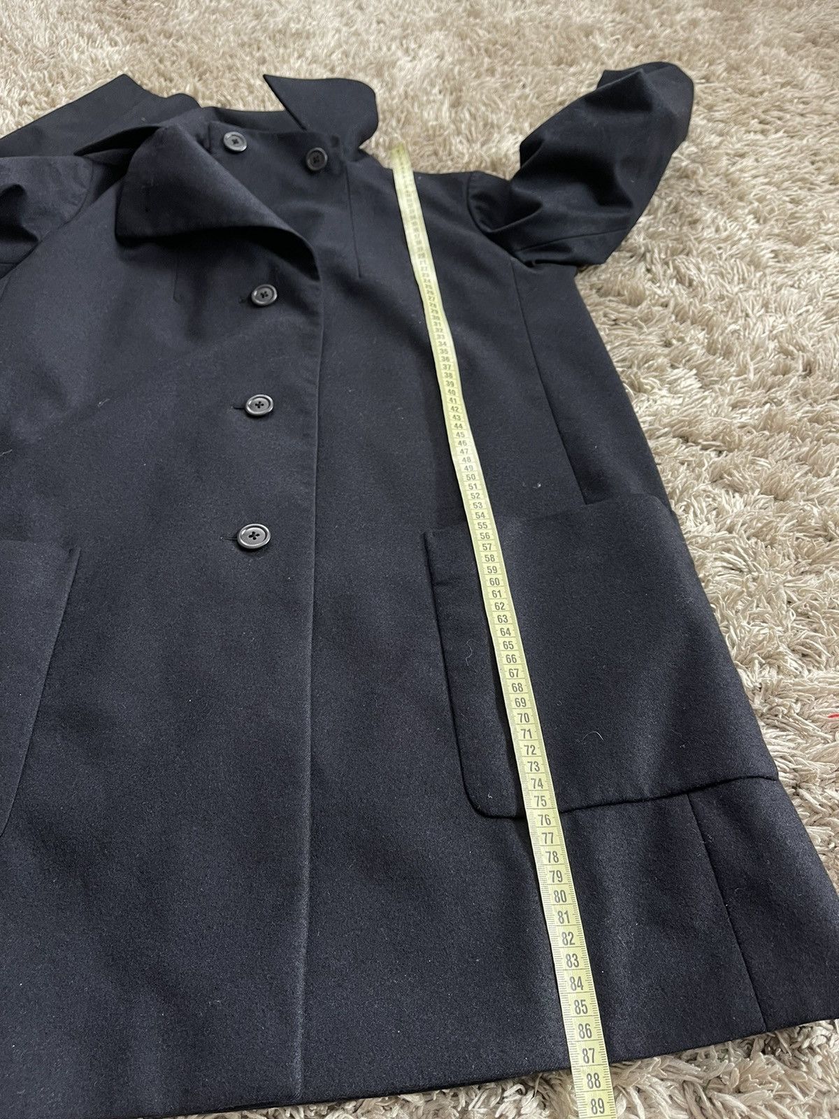 Jil Sander Vintage Jil Sander 2009 Wool Cashmere Coat Made in Italy Size S / US 4 / IT 40 - 10 Thumbnail