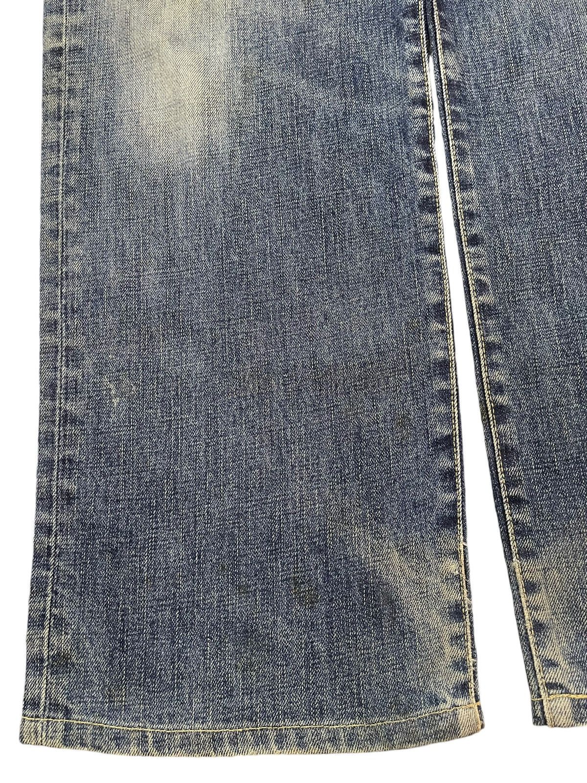 Uniqlo Vintage Y2K Japanese Uniqlo Faded Mud Wash Wide Leg Straight Size US 36 / EU 52 - 7 Thumbnail