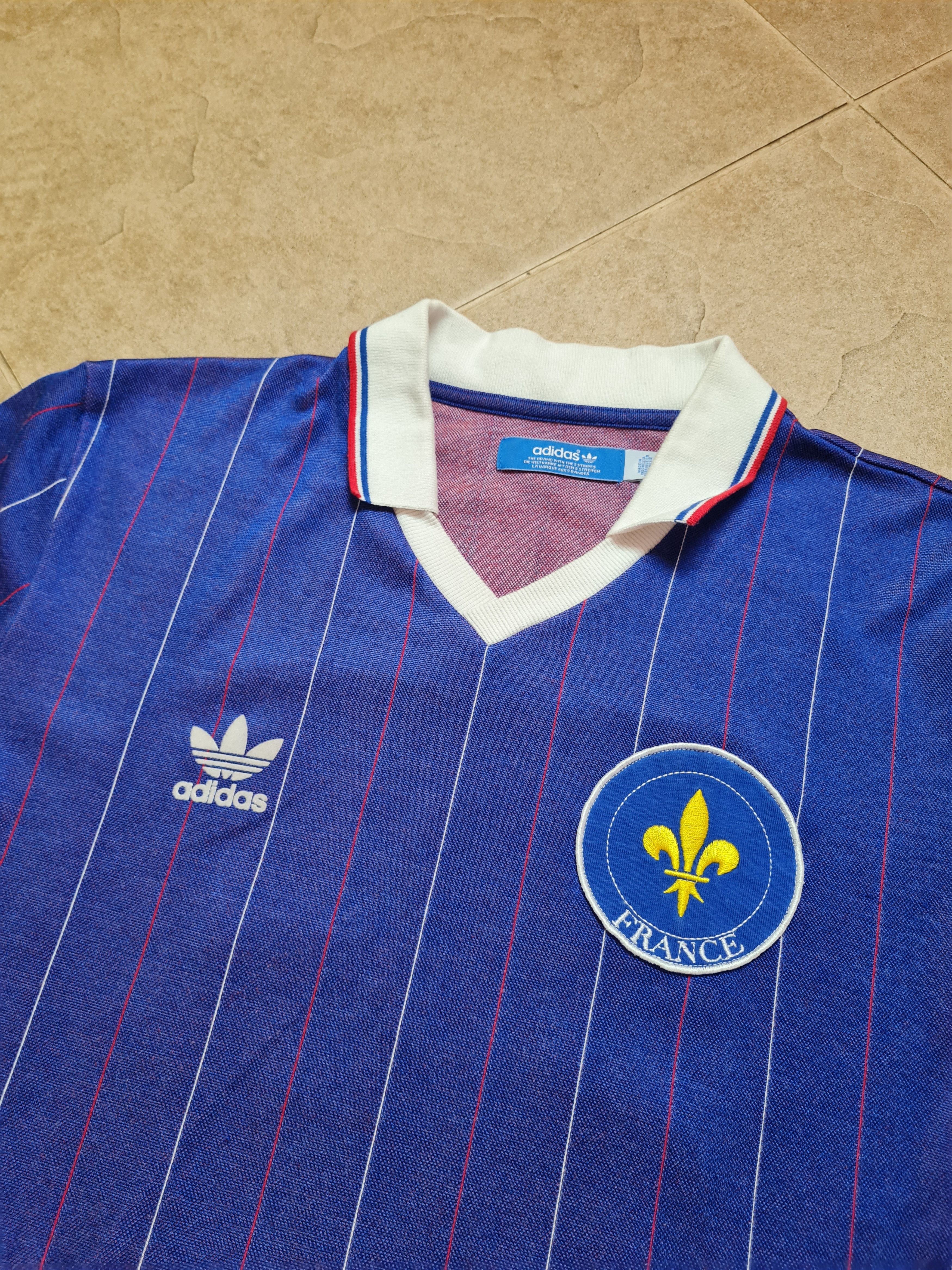 Adidas Vintage Retro Soccer Jersey France Football Shirt Adidas #10 Size US L / EU 52-54 / 3 - 12 Thumbnail