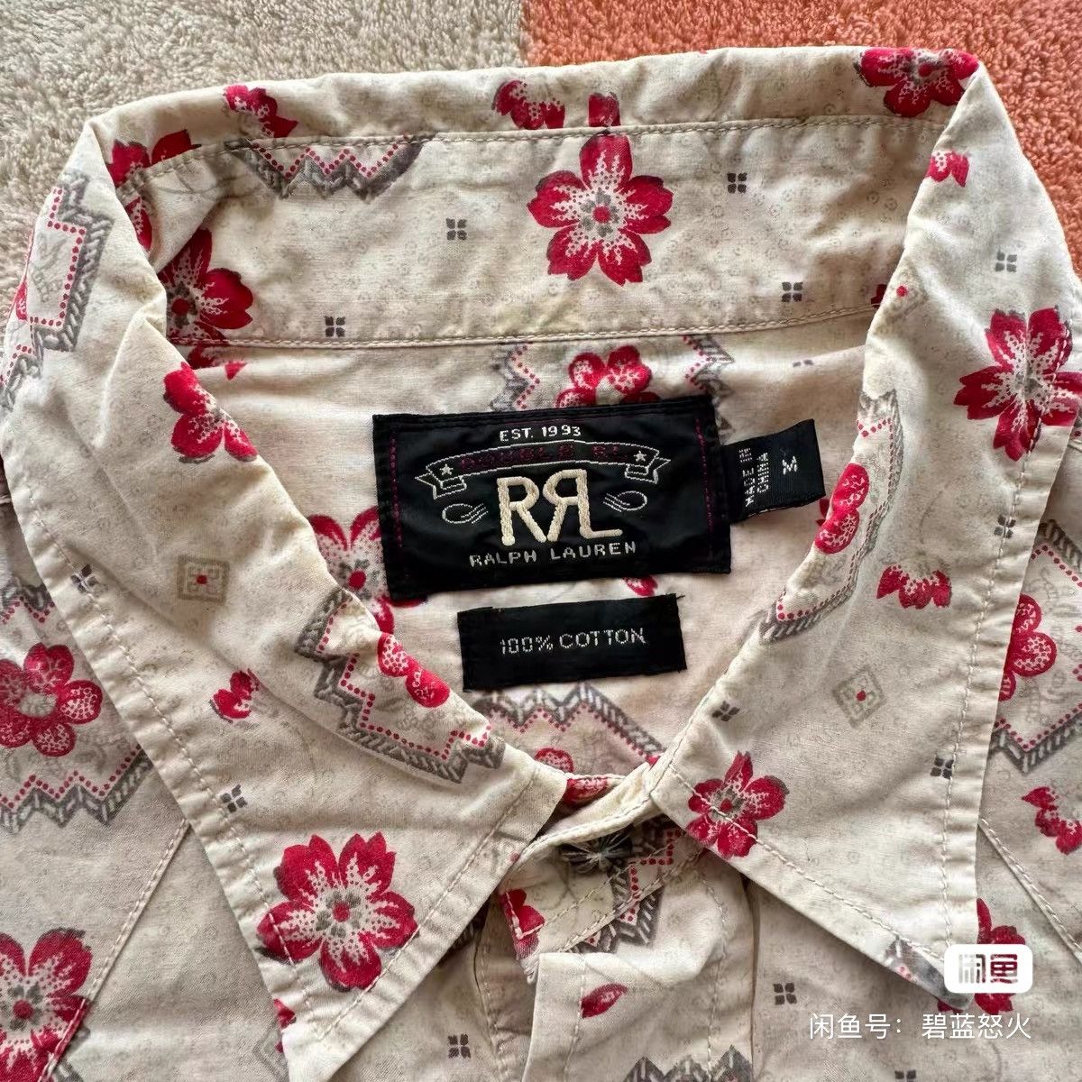 Ralph Lauren Ralph lauren sakura western shirt balenciaga prada dior Size US M / EU 48-50 / 2 - 2 Thumbnail