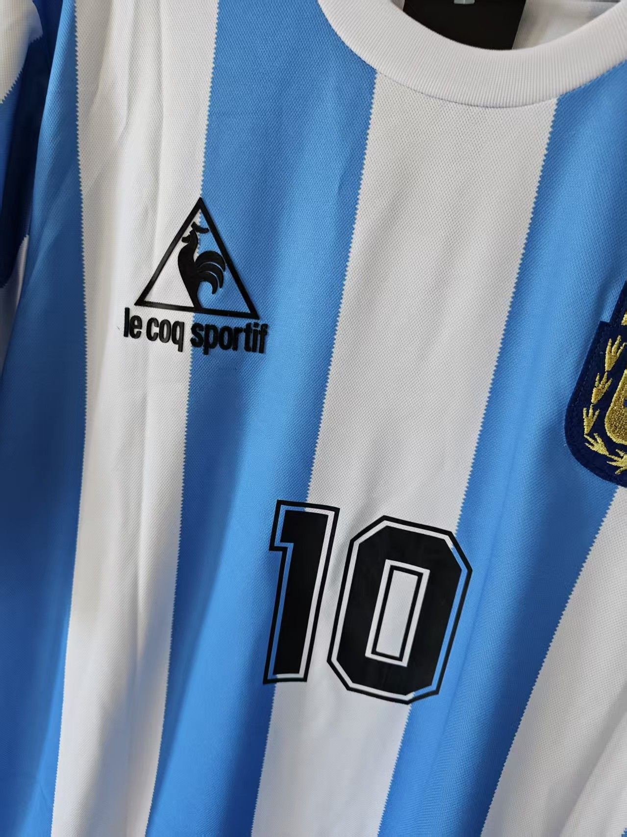 Other 1986 Argentina #10 Maradona Jersey Home Size US L / EU 52-54 / 3 - 3 Thumbnail