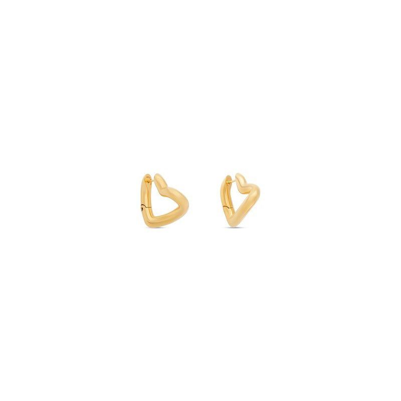 Balenciaga o1bcso1str1125 Size: OS / Loop Heart XS Earring in Gold Size ONE SIZE - 2 Thumbnail