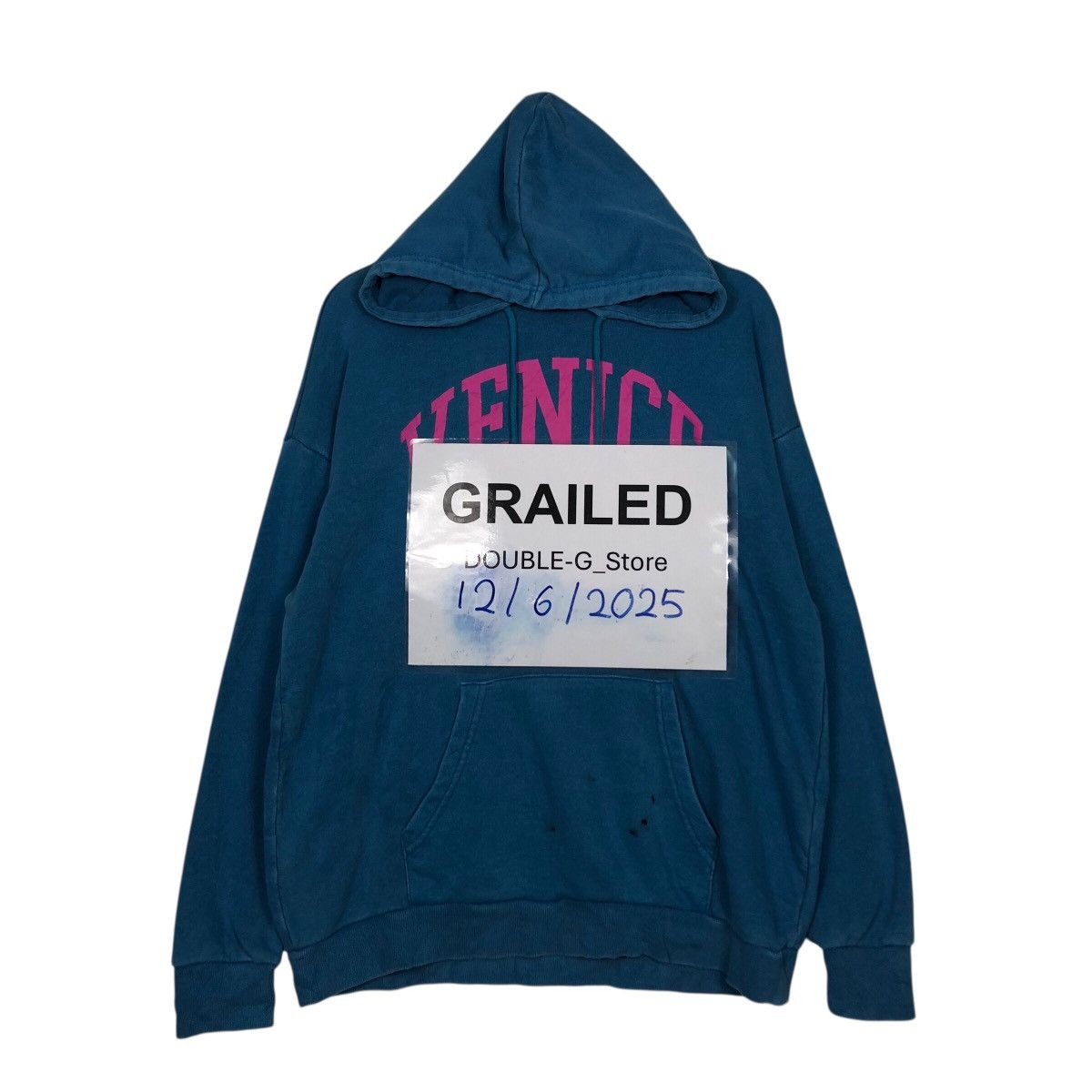 Japanese Brand 📌Vintage Venice Ca Hoodie Pull Over Big Logo Design Size US S / EU 44-46 / 1 - 1 Thumbnail
