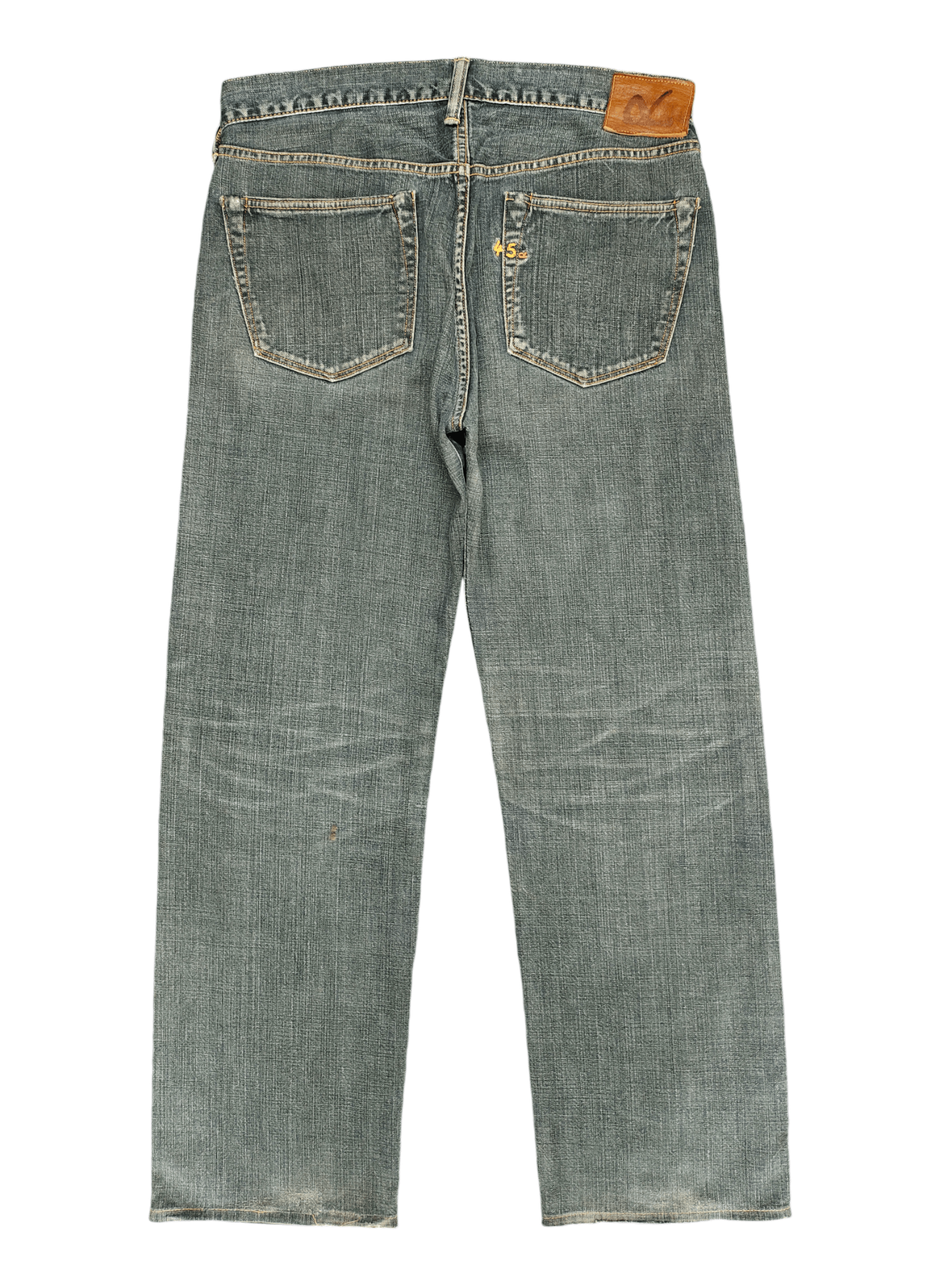 Hysteric Glamour × Undercover Loose Jeans 45rpm Japan Clawmark Faded Denim Pants Size US 30 / EU 46 - 10 Thumbnail