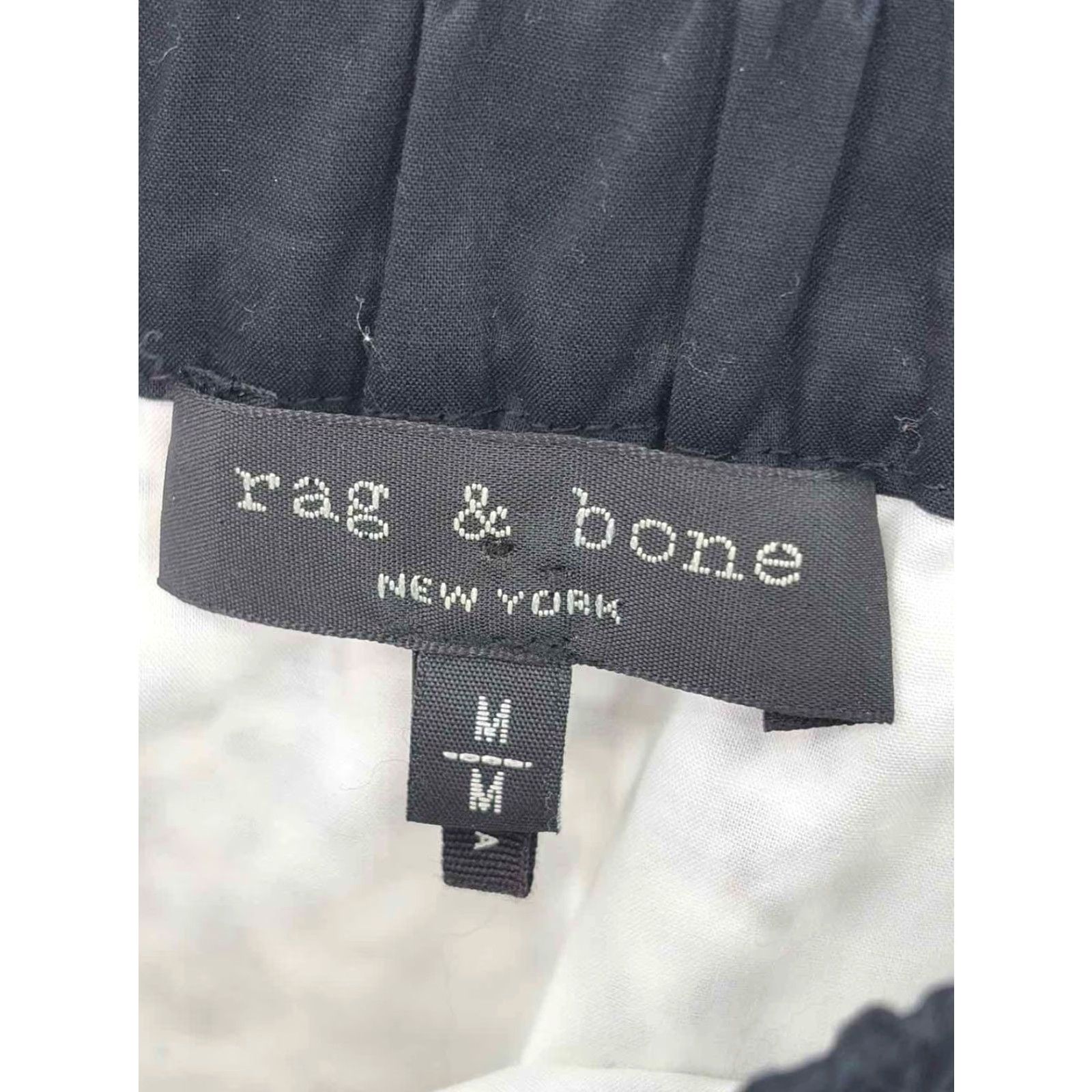 Rag & Bone VINTAGE Pre-Owned Rag & Bone Black Size Medium Printed Blouse Size M / US 6-8 / IT 42-44 - 3 Thumbnail