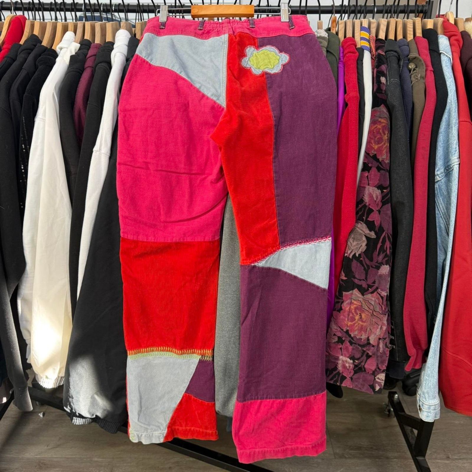 Other Vintage Y2K Women’s Unique Oilily Patchwork Boho Pants Size 30" / US 8 / IT 44 - 1 Thumbnail
