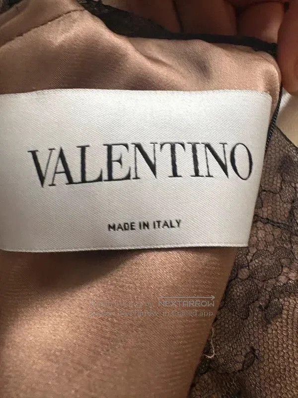 Valentino Valentino Black lace dress Size L / US 10 / IT 46 - 6 Thumbnail