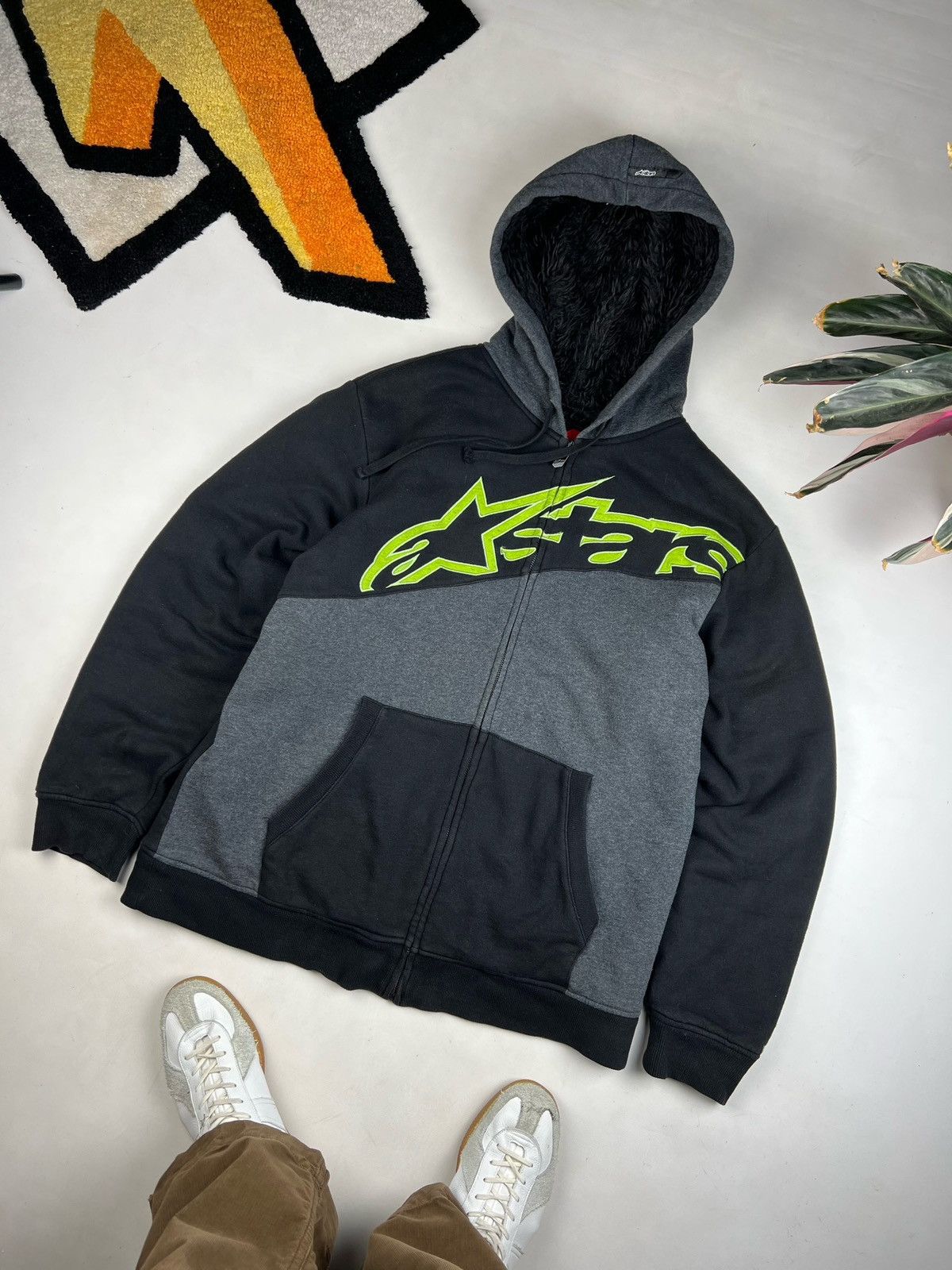Other Alpinestars zip hoodie sweater jacket sherpa Size US XL / EU 56 / 4 - 1 Thumbnail