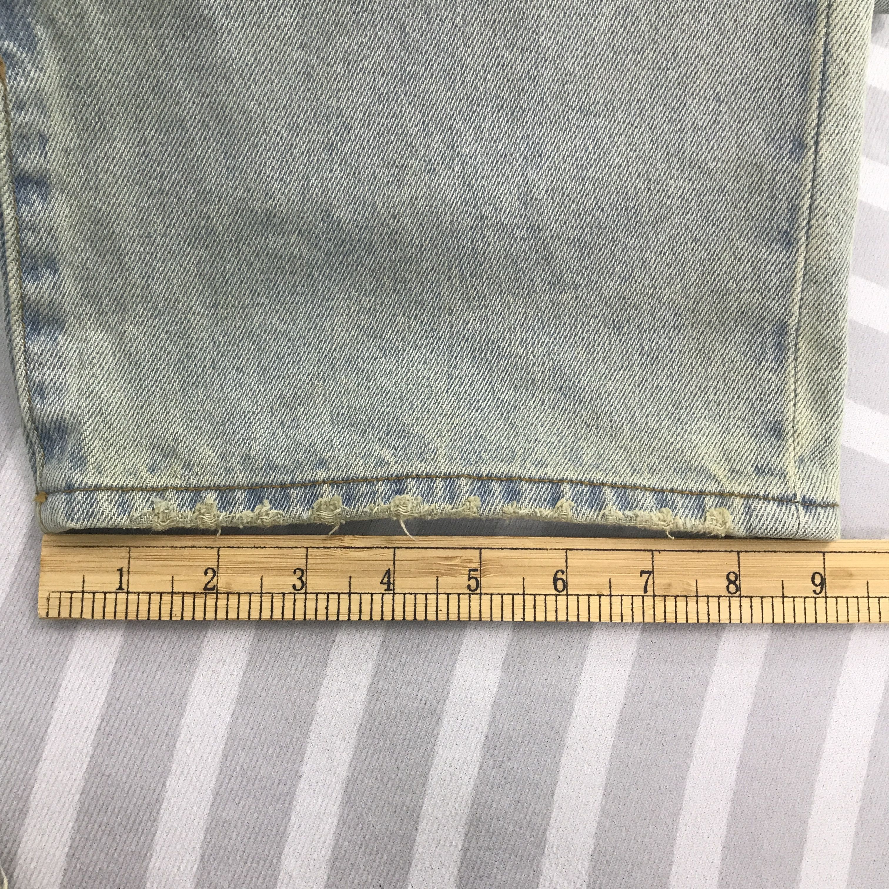 Japanese Brand × Vintage Vtg Rusty Denim Japanese brand Distressed Baggy jeans Size US 29 - 13 Thumbnail