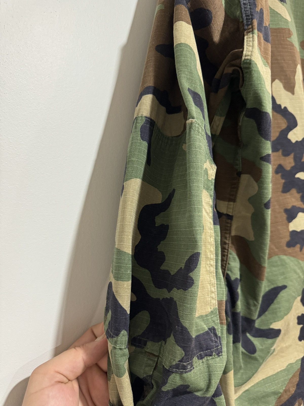 Vintage Military Jacket USA Regular-Medium Size.Combat. Hot Weather Size US M / EU 48-50 / 2 - 6 Thumbnail