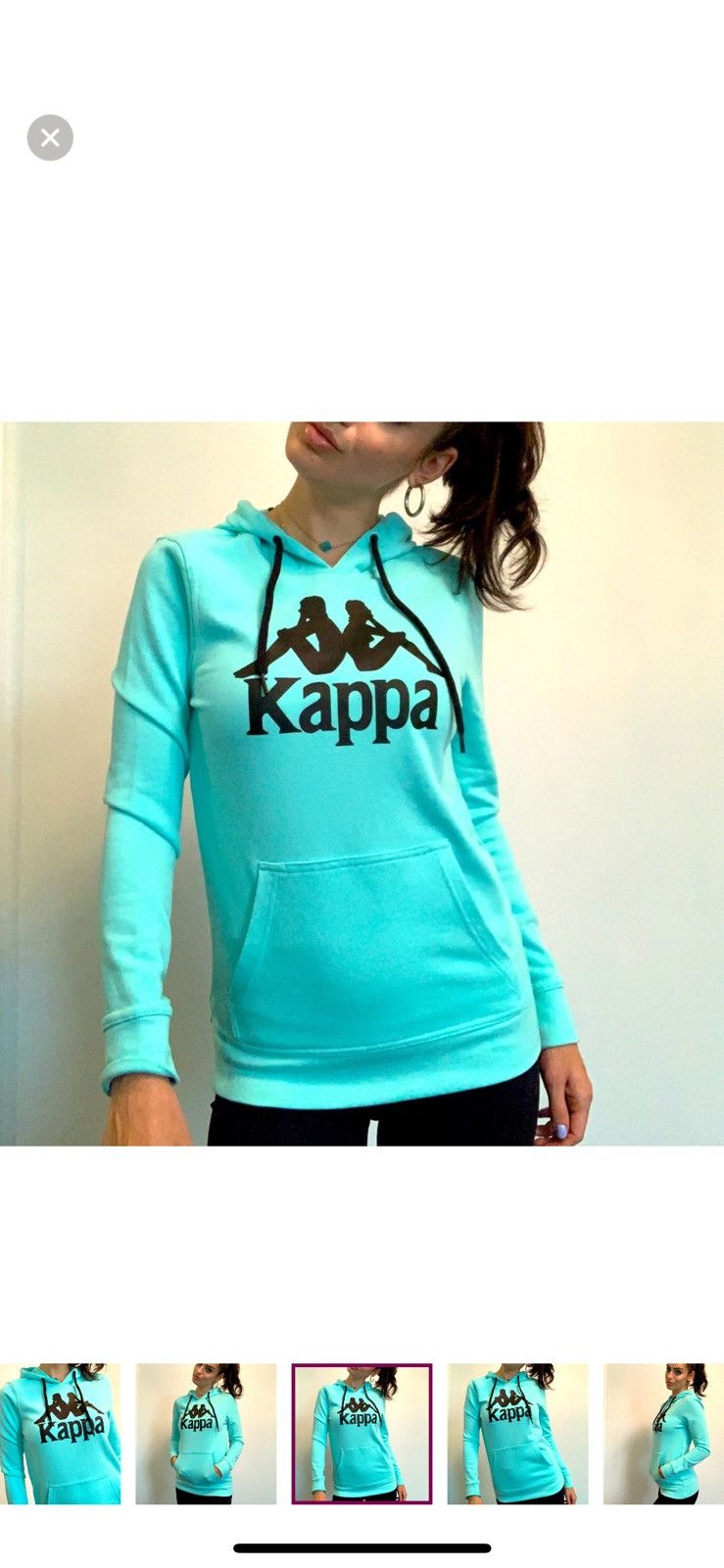 Kappa KAPPA TURQOISE SWEATER Size XS / US 0-2 / IT 36-38 - 4 Thumbnail