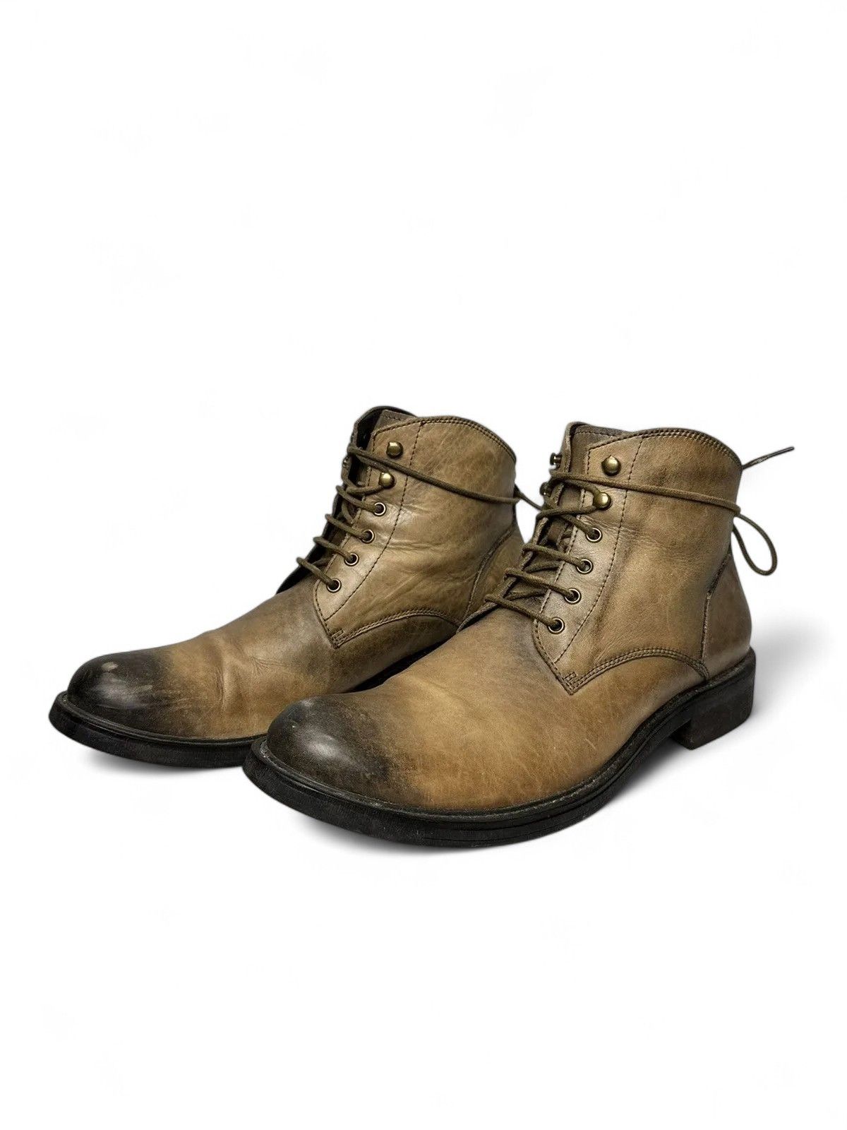 Leather Leather Boots AvantGarde AS 98 HandMade Italy Rare GOA Size US 9 / EU 42 - 4 Thumbnail