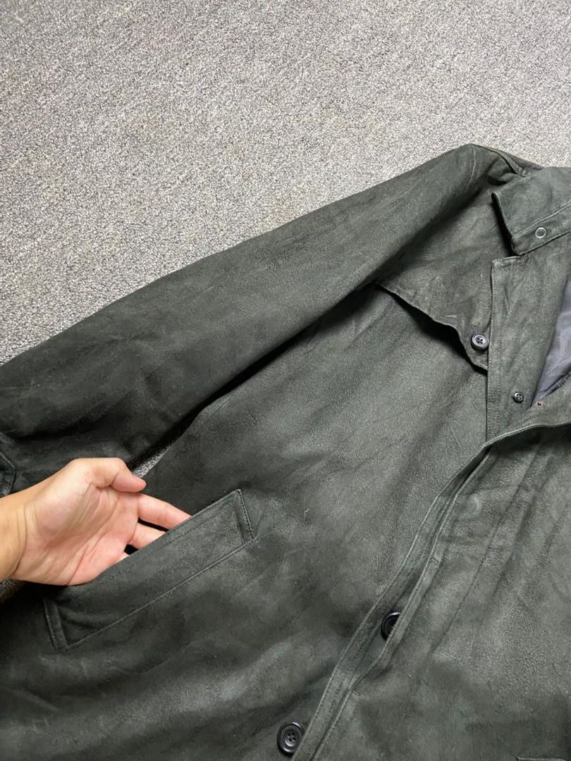 Tornado Mart Tornardo Mart Suede Trench Coat (197) Size US S / EU 44-46 / 1 - 7 Thumbnail