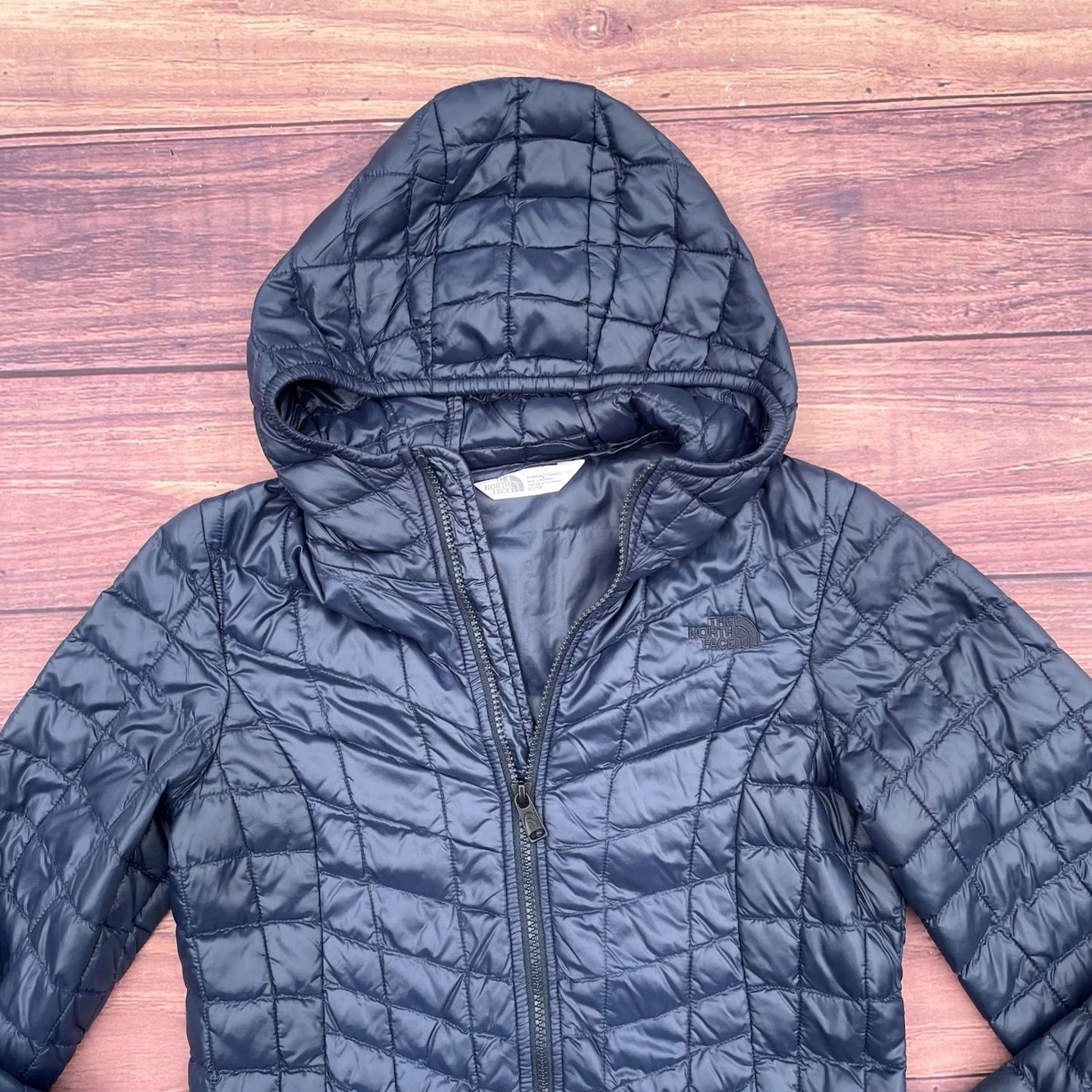The North Face The North Face Thermoball Eco Parka Jacket Navy Size XS Activewear Puff Women's Size XS / US 0-2 / IT 36-38 - 2 Thumbnail