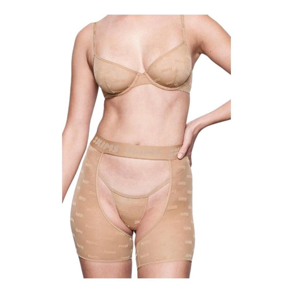 Designer NT300 SKIMS NWT AFTER HOURS OPEN SHORT 3X OCHRE Size ONE SIZE - 2 Thumbnail