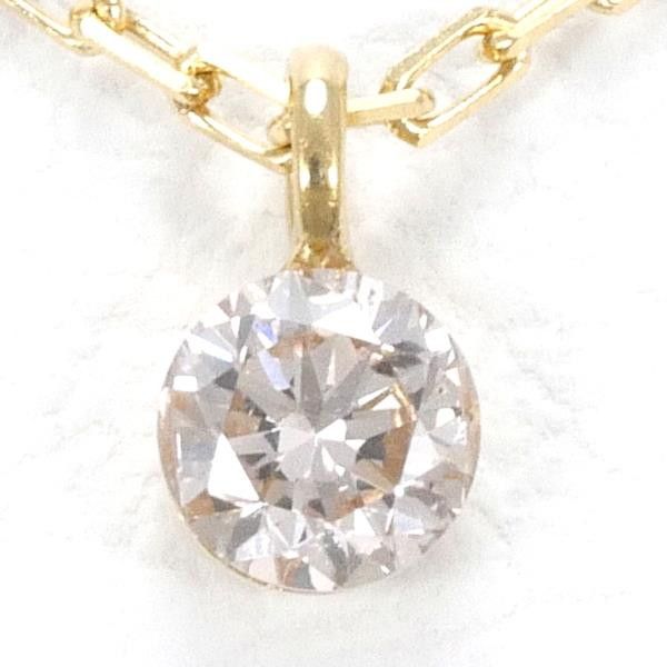 Other Other K18 Yellow Gold Diamond Necklace 45cm Metal Necklace in Excellent Condition Size ONE SIZE - 1 Thumbnail