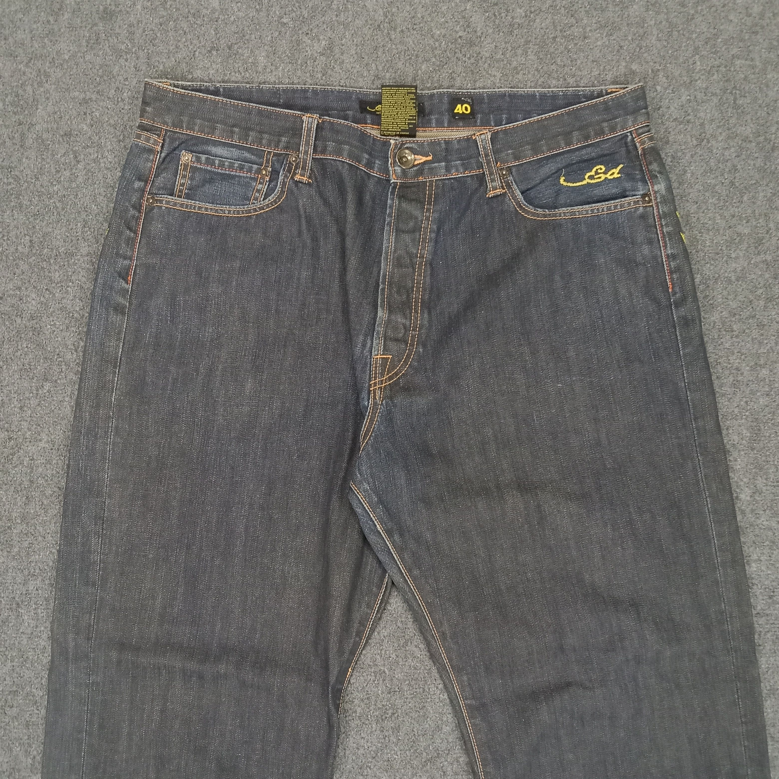 Christian Audigier Ed Hardy by Christian Audiger Art Style Denim Jeans Size US 39 - 7 Thumbnail