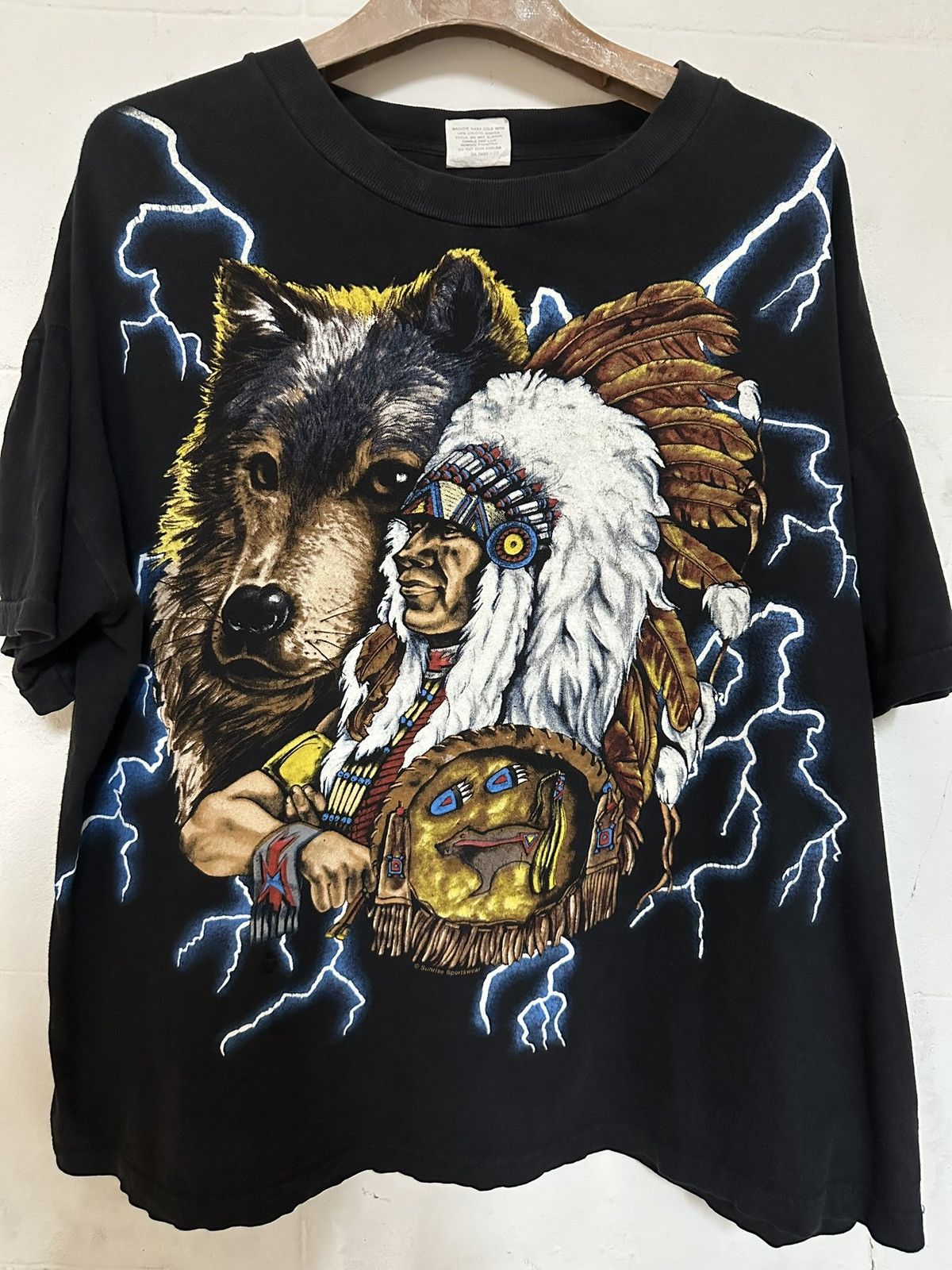 Band Tees × Vintage American thunder 90s Size US XL / EU 56 / 4 - 1 Thumbnail
