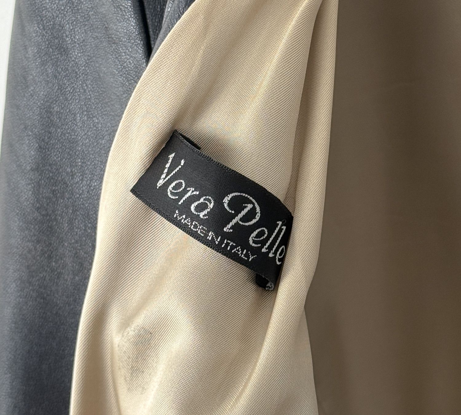 Vintage Vintage Italian Leather Trench Overcoat Dark Grey 48 Size XL / US 12-14 / IT 48-50 - 5 Thumbnail