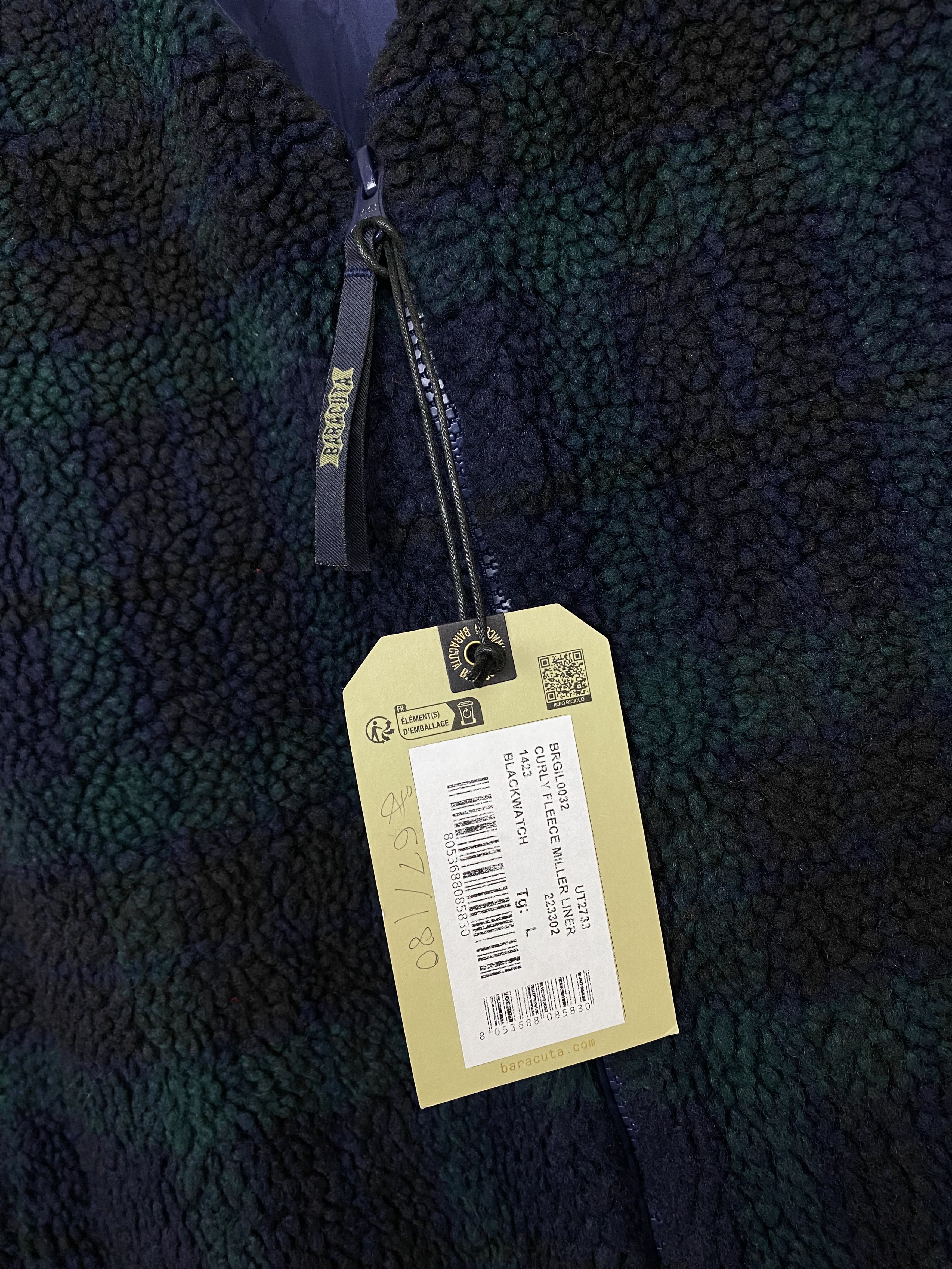 Baracuta BARACUTA CURLY FLEECE LINER VEST BLACKWATCH size L Size US L / EU 52-54 / 3 - 3 Thumbnail