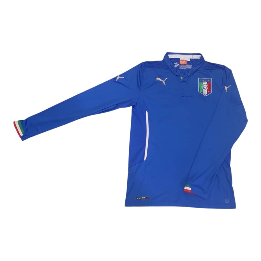 Puma Original Italy Puma Home Long Sleeve Jersey 2014 Size Large Size US L / EU 52-54 / 3 - 1 Thumbnail