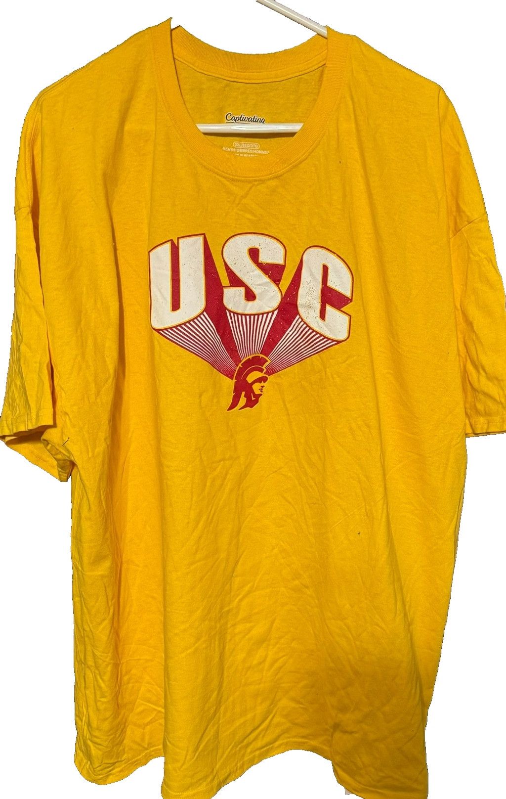 NCAA USC Trojans T-shirt Men's Sz 3XL Yellow NEW WITHOUT TAGS Size US XL / EU 56 / 4 - 1 Thumbnail