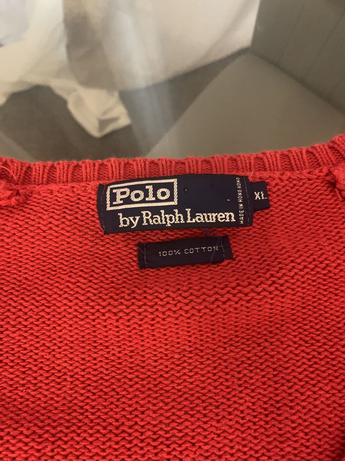 Polo Ralph Lauren Red Polo Ralph Lauren XL Knit Jumper Size XL / US 12-14 / IT 48-50 - 2 Thumbnail
