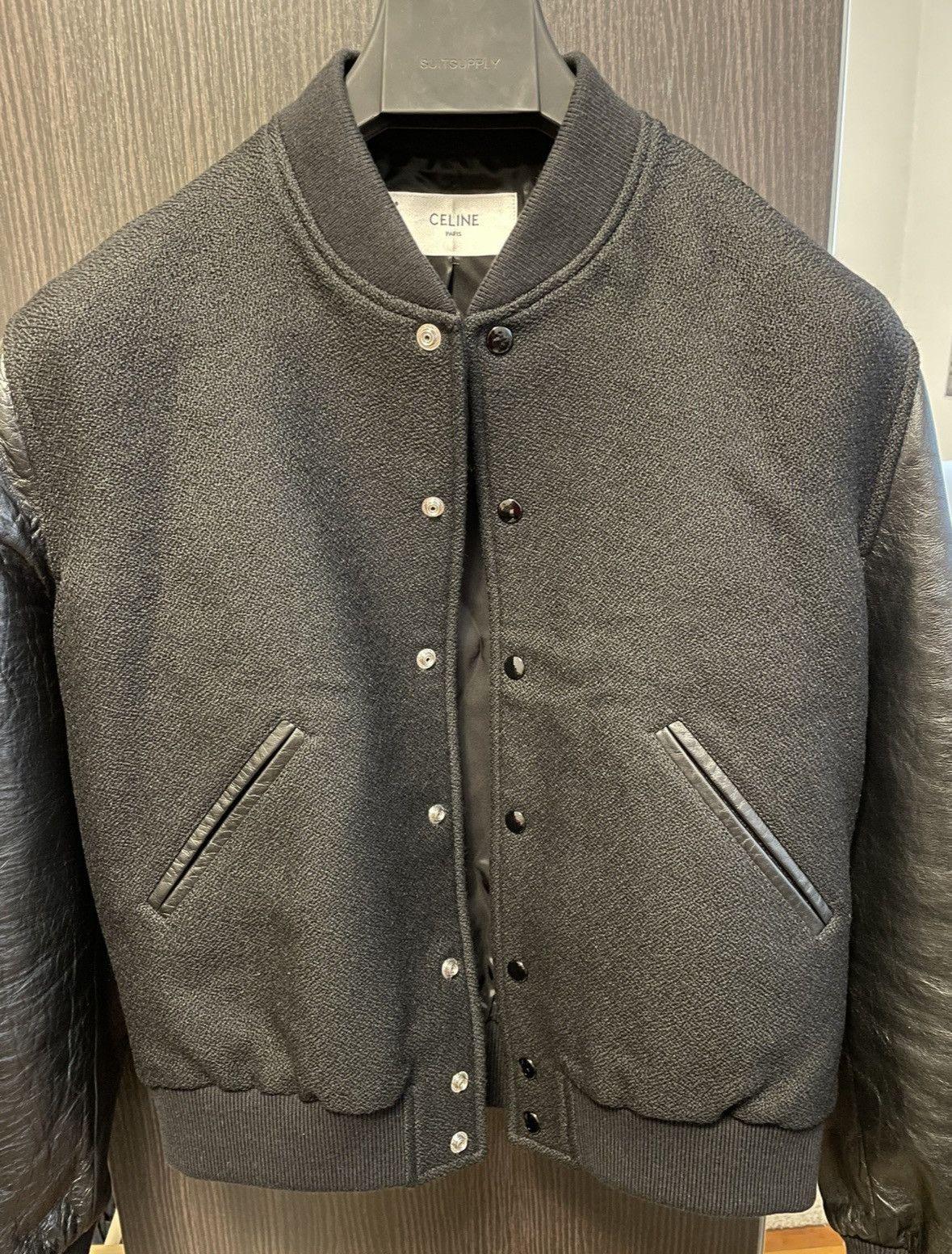 Celine 🔥Brand New🔥Christian Marclay Teddy Bomber Jacket Size US M / EU 48-50 / 2 - 5 Thumbnail