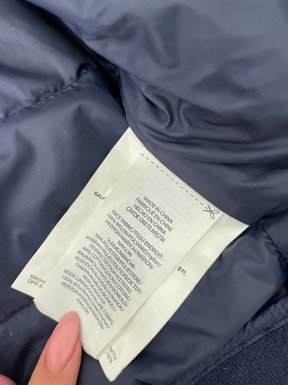 Ralph Lauren Men's Blue Bomber Jacket Ralph Lauren Size M.Down jacket Size US M / EU 48-50 / 2 - 18 Thumbnail