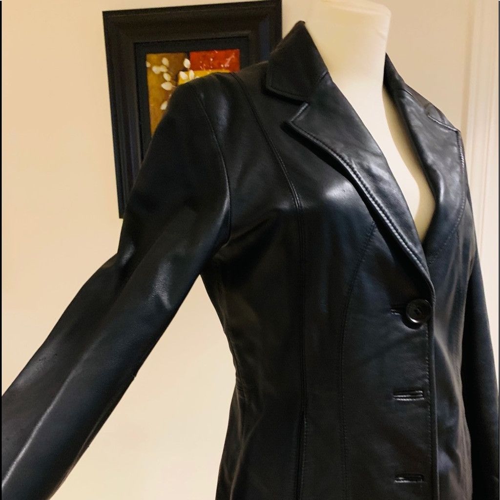 Calvin Klein - Calvin Klein Genuine Leather Black Size S Size S / US 4 / IT 40 - 2 Thumbnail