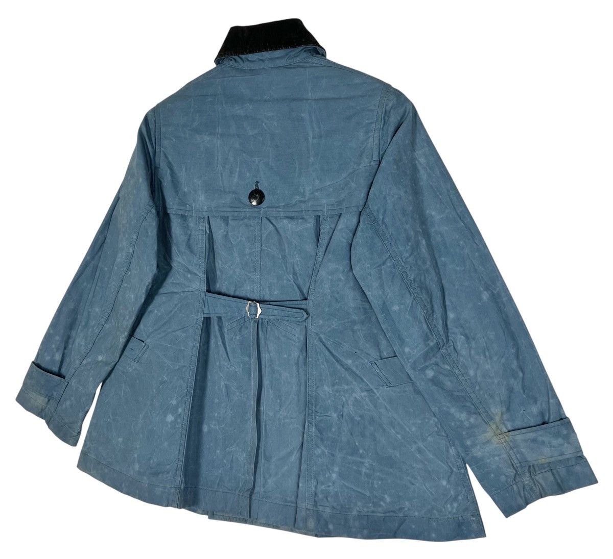 Kapital Kapital Indigo Dyed Work Jacket Waxed Cotton Patina Trench Size US S / EU 44-46 / 1 - 5 Thumbnail