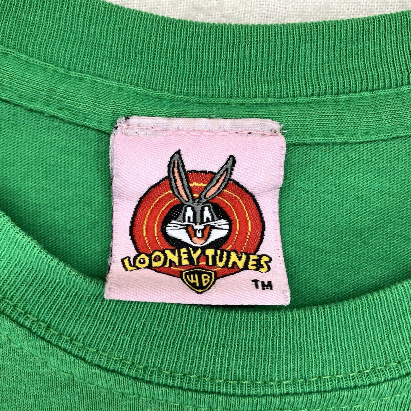 Vintage VINTAGE Warner Bros Tweety Bird T Shirt Grunge Punk 1990s Green XS/S Adult Women 34 in Chest 24 in SHL-GRUNGE Women/Girls Size XS / US 0-2 / IT 36-38 - 4 Thumbnail