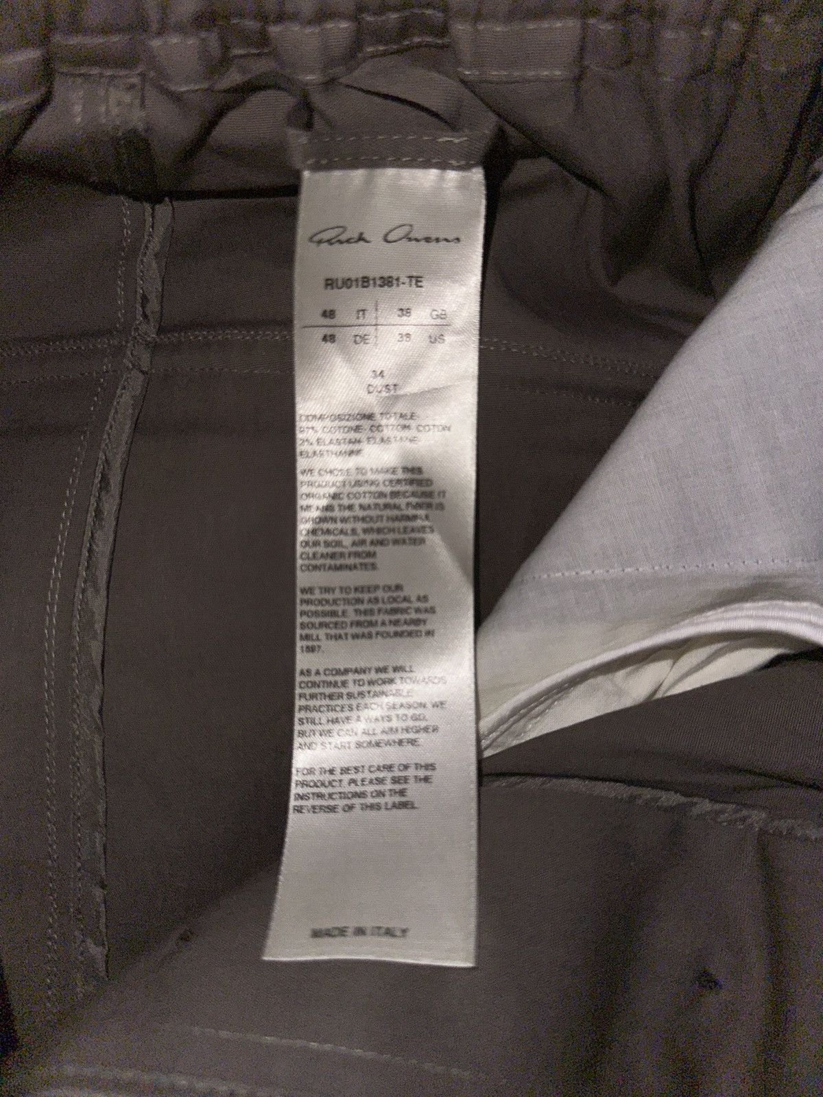 Rick Owens Rick Owens Drawstring Trouser Size US 30 / EU 46 - 4 Thumbnail