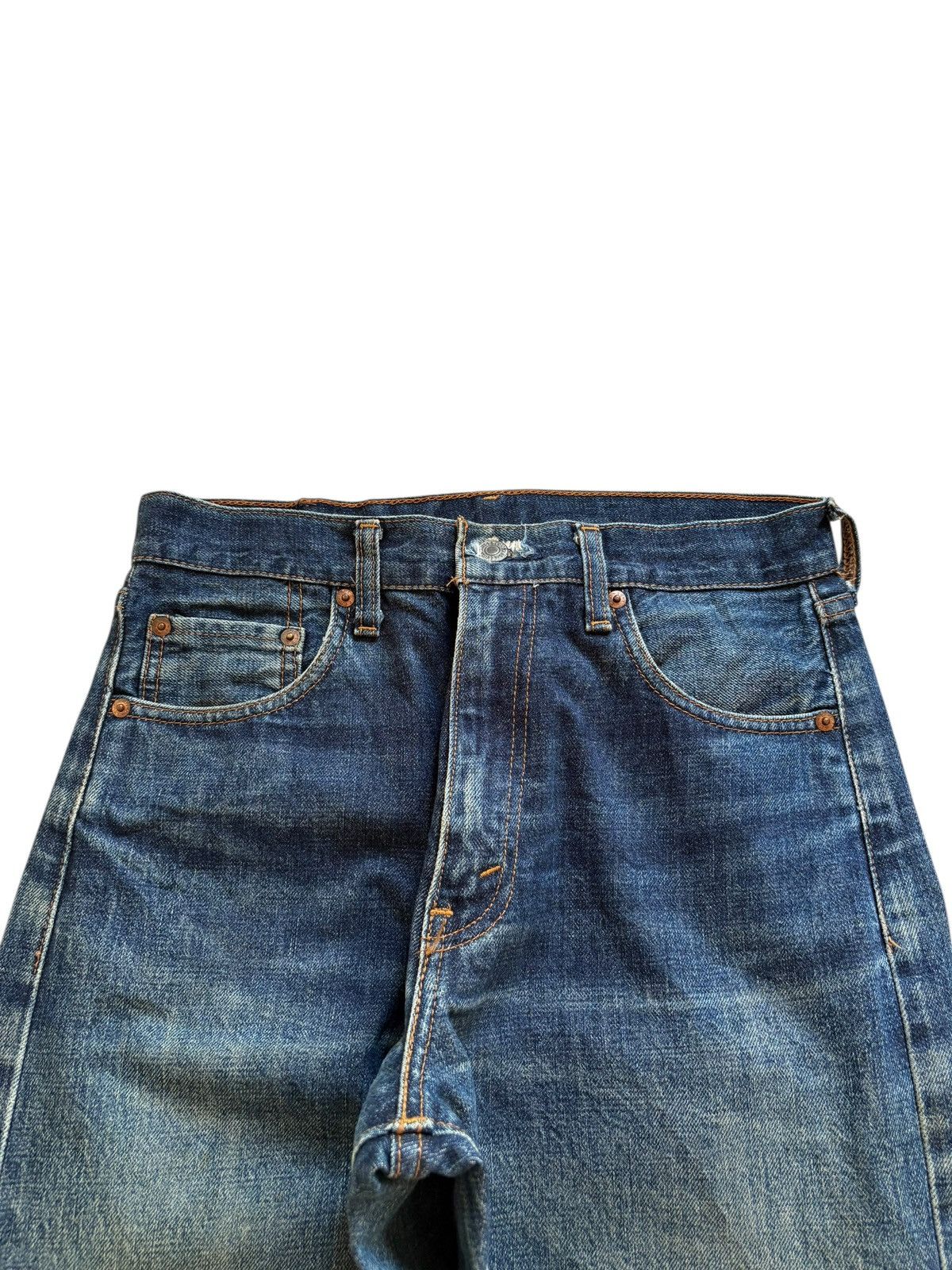 Levi's Vintage 90s Levis 502 Big E Selvedge Mud Wash Loose Jean Size US 29 - 4 Thumbnail
