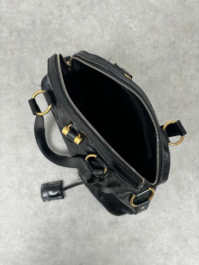 Yves Saint Laurent FW2010 Yves Saint Laurent Black Leather Muse Tote Bag Large Size ONE SIZE - 7 Thumbnail