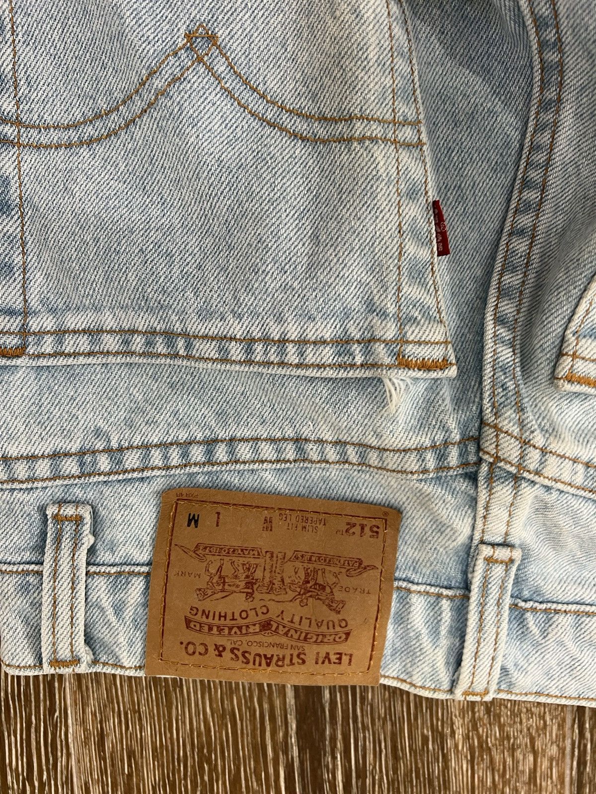 Levi's Vintage womens levis 512 slim fit tapered leg jeans Size 27" / US 4 / IT 40 - 8 Thumbnail