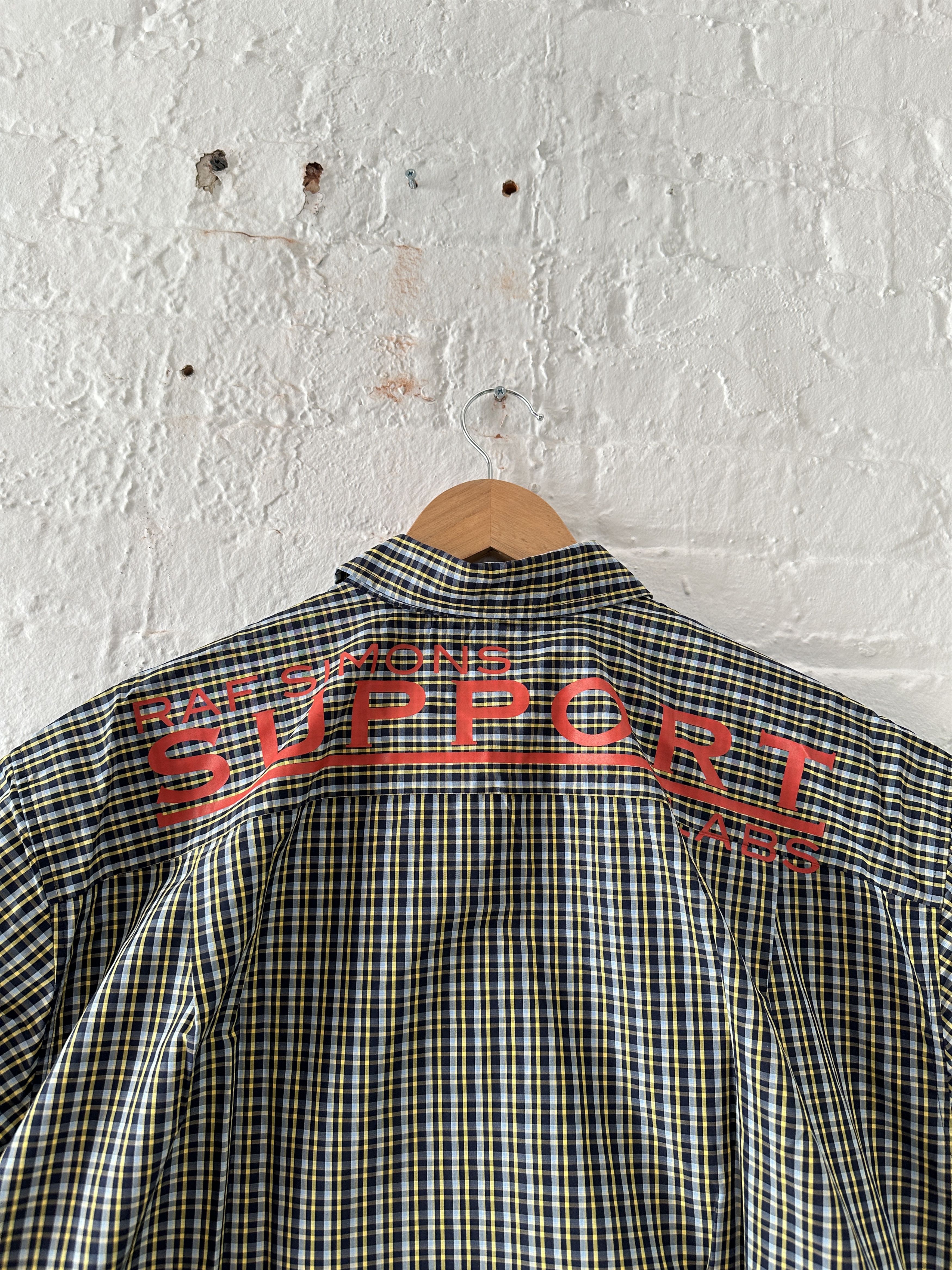 Raf Simons Raf Simons Checkered 'RS Labs' Short Sleeve Button Up Shirt Size US XXL / EU 58 / 5 - 5 Thumbnail