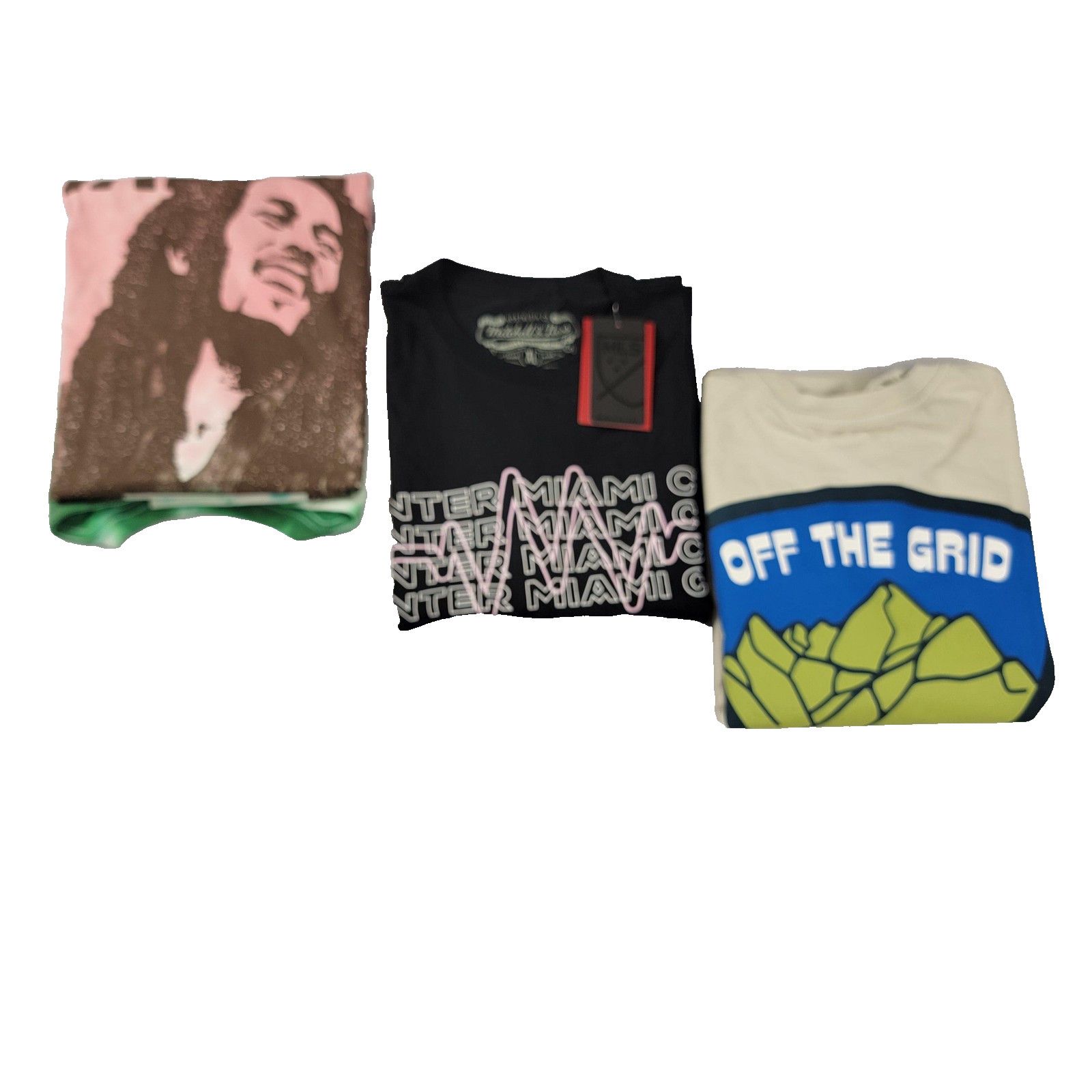 Mitchell & Ness 3 Pk Marley Tie Dye, InterMiami CF & Off the Grid Sz XL 1085 Size US XL / EU 56 / 4 - 1 Thumbnail