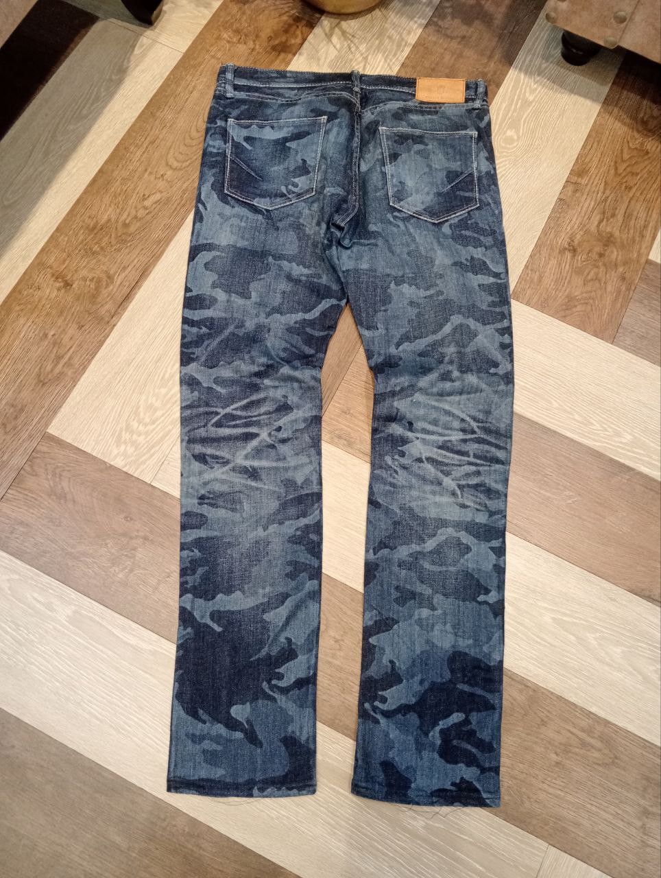 GOSTAR DE FUGA JAPANESE GOSTAR DE FUGA BLUE DENIM JEANS Size US 33 - 12 Thumbnail